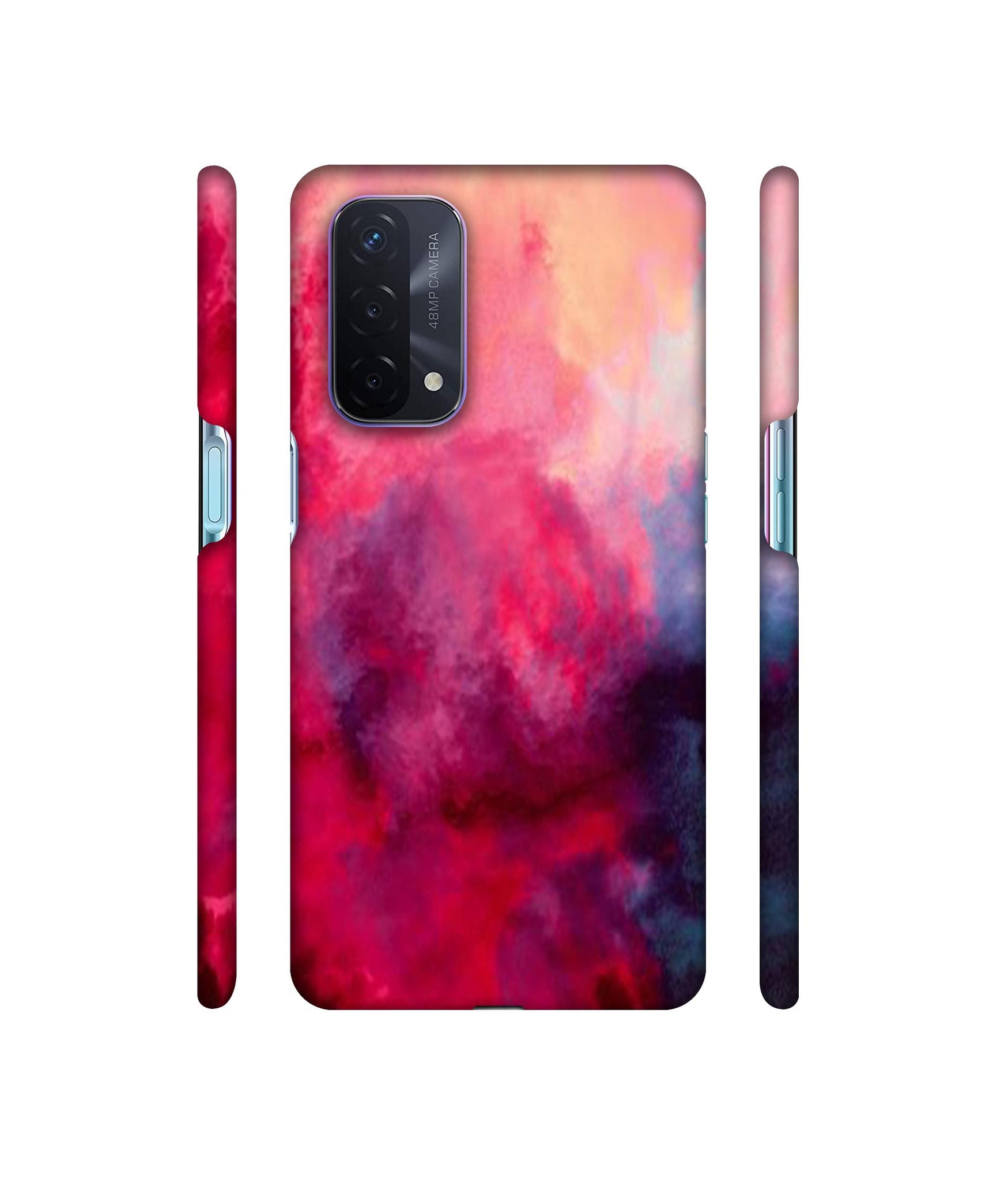 Holi Color Designer Hard Back Cover for Oppo A74 5G