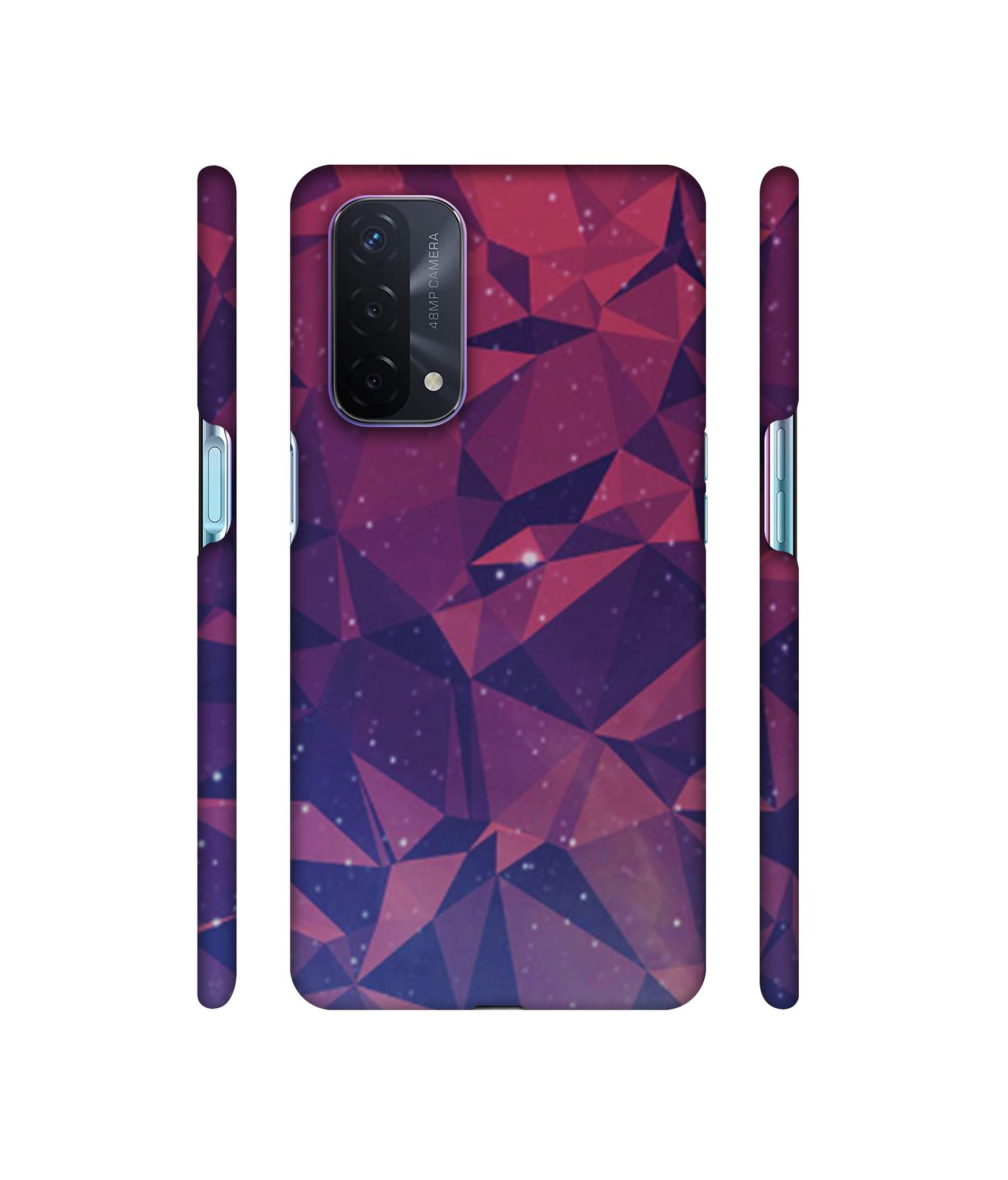 Bad Color Shape Designer Hard Back Cover for Oppo A74 5G