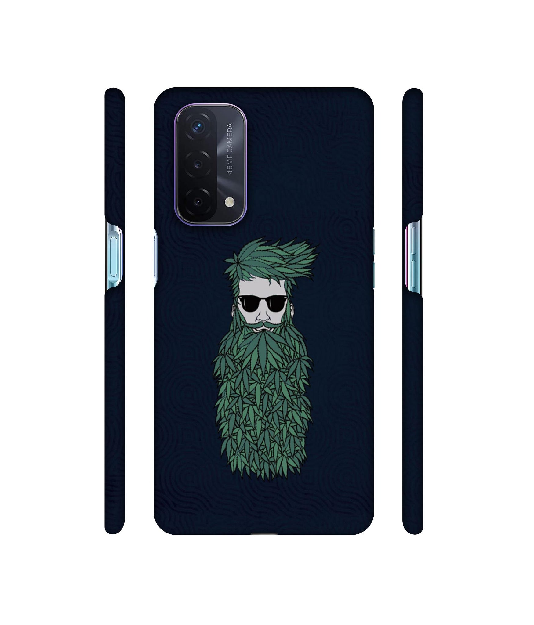 Beard Man Designer Hard Back Cover for Oppo A74 5G