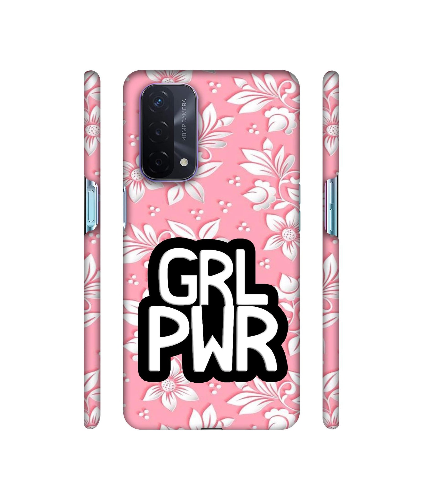 Girl Power Art Designer Hard Back Cover for Oppo A74 5G