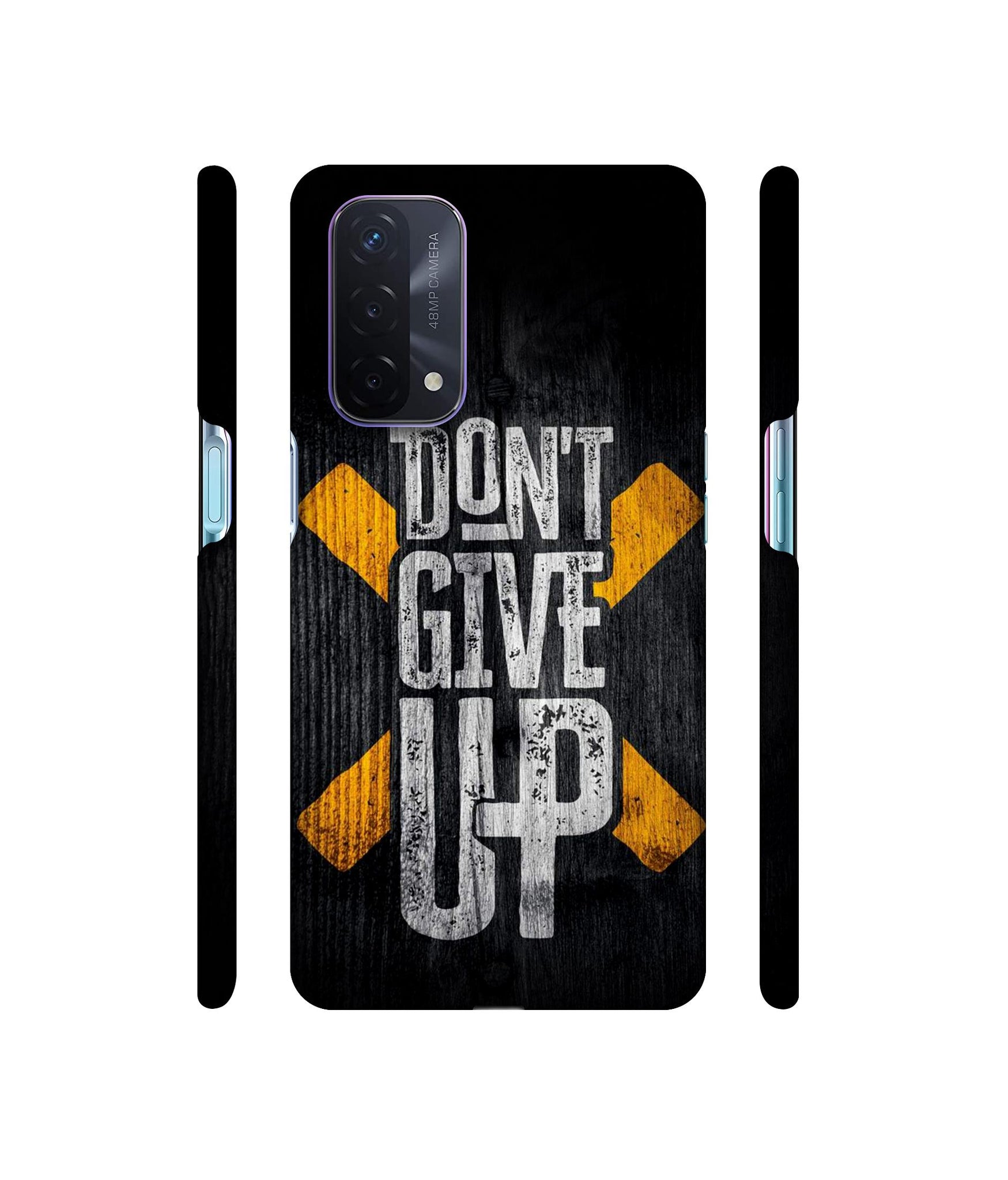 Don't Give Up Designer Hard Back Cover for Oppo A74 5G