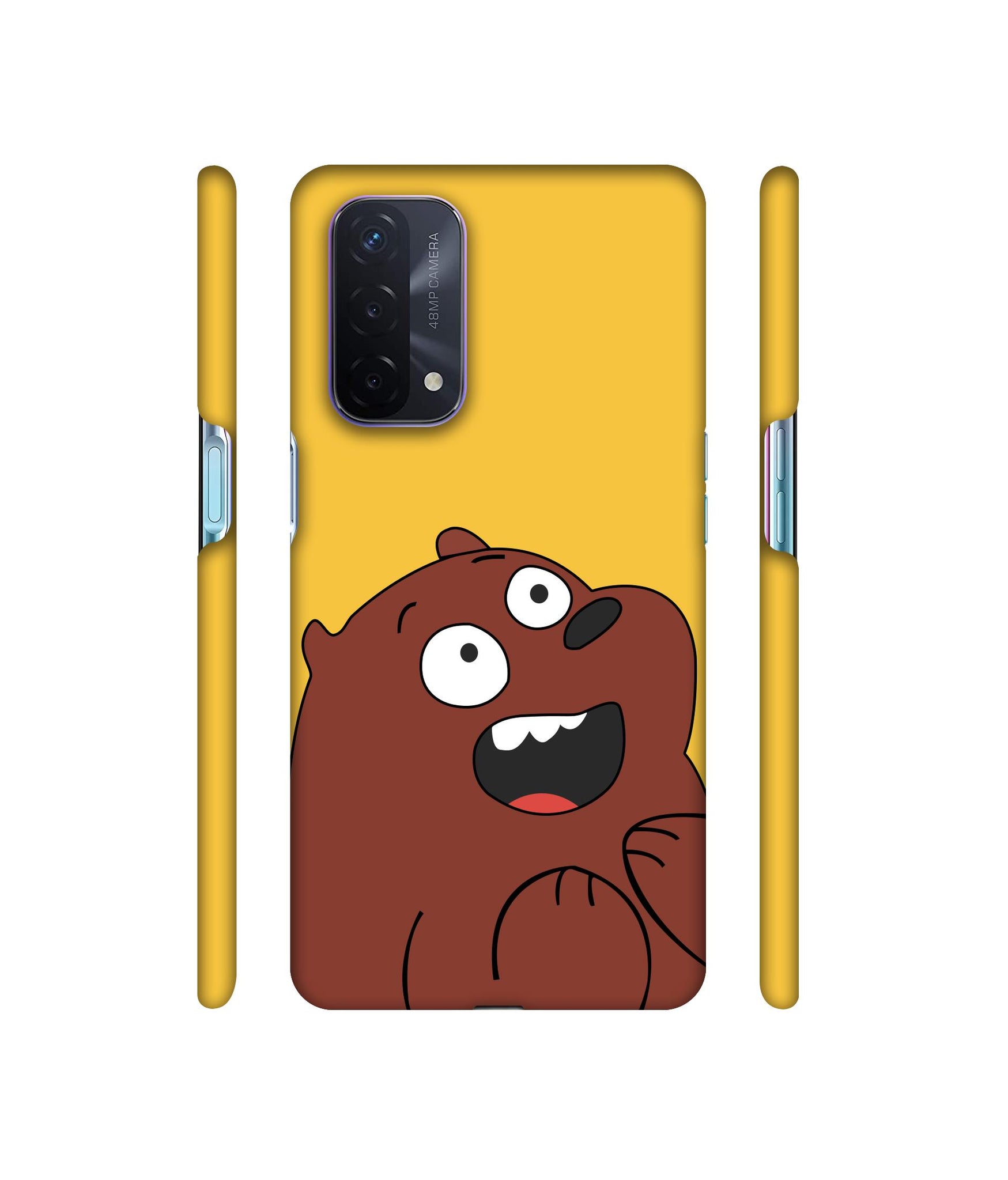 Surprice Face Beer Designer Hard Back Cover for Oppo A74 5G