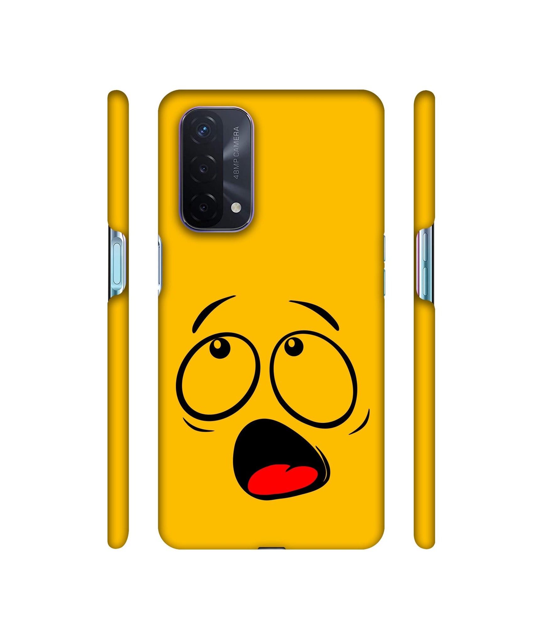 Scary Face Designer Hard Back Cover for Oppo A74 5G