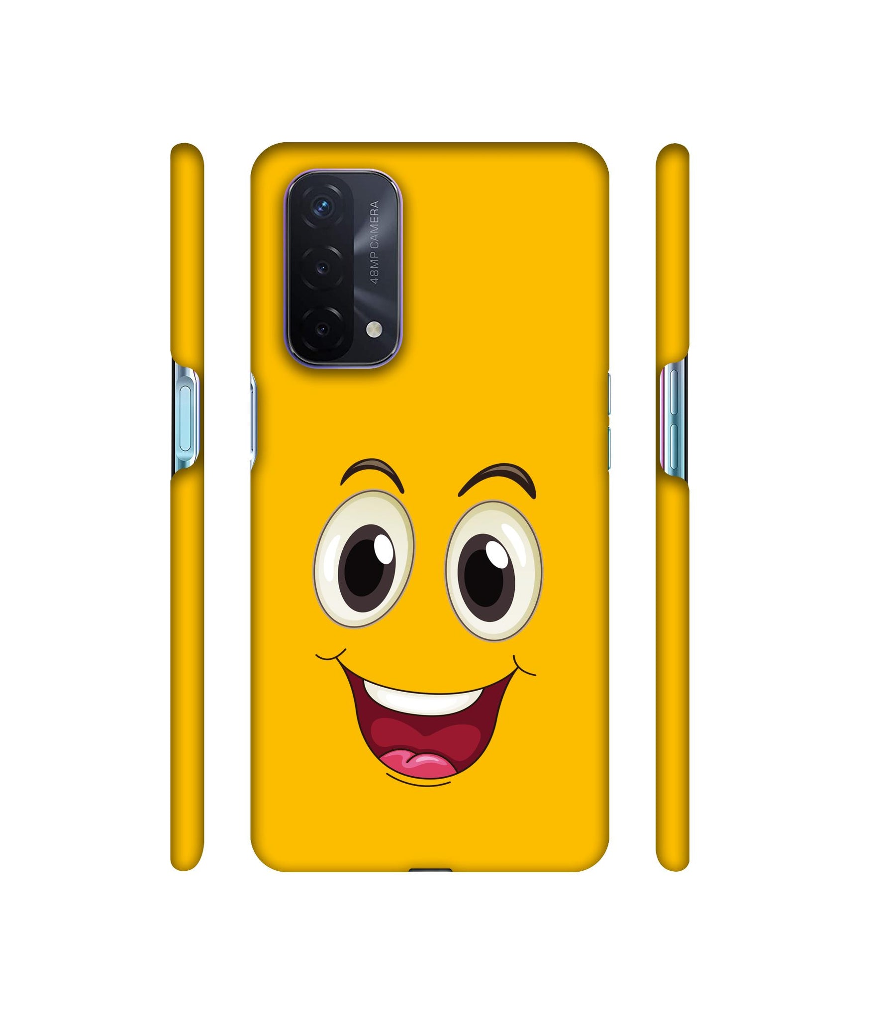 Wow Face Designer Hard Back Cover for Oppo A74 5G