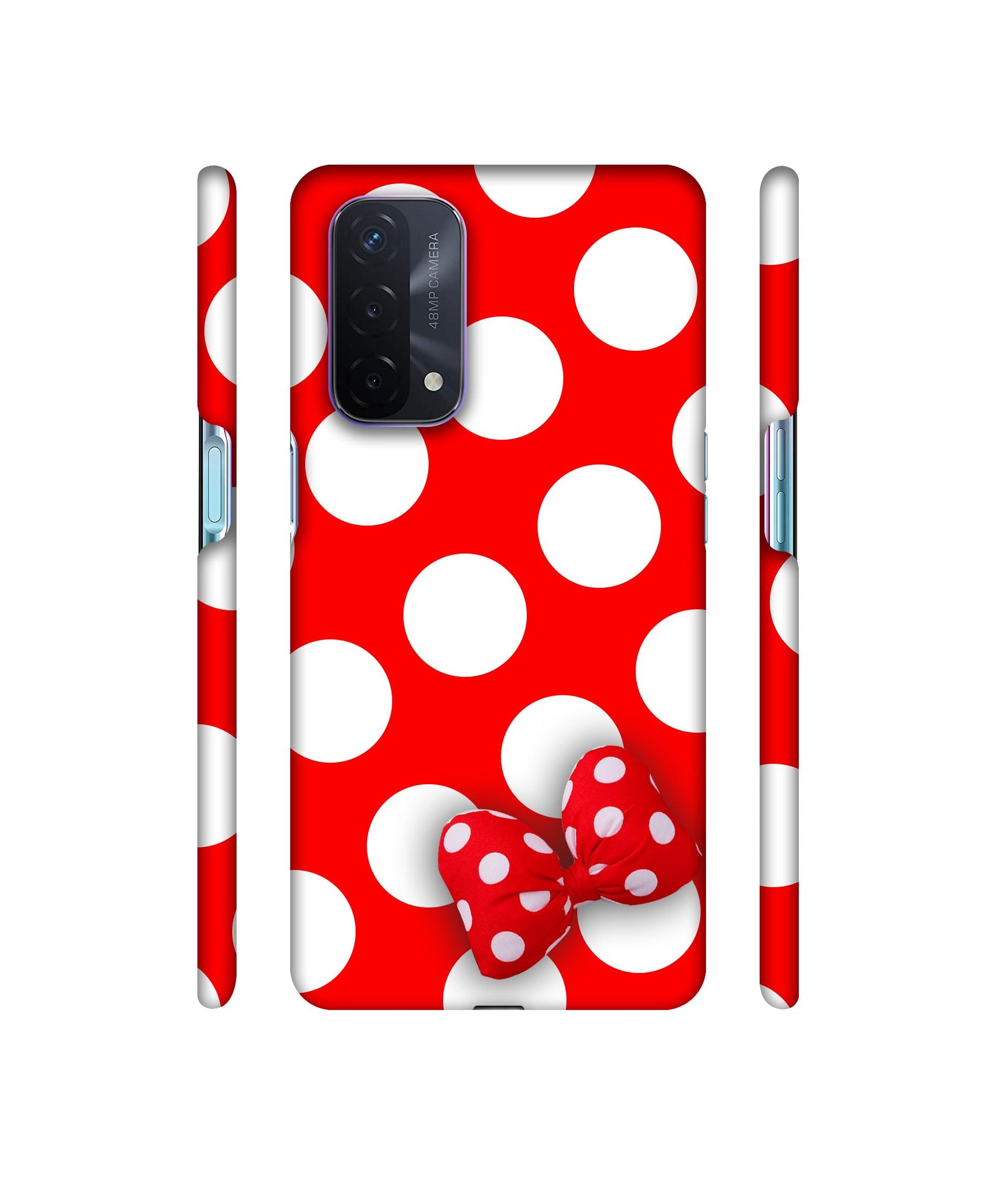 White Bubble Designer Hard Back Cover for Oppo A74 5G