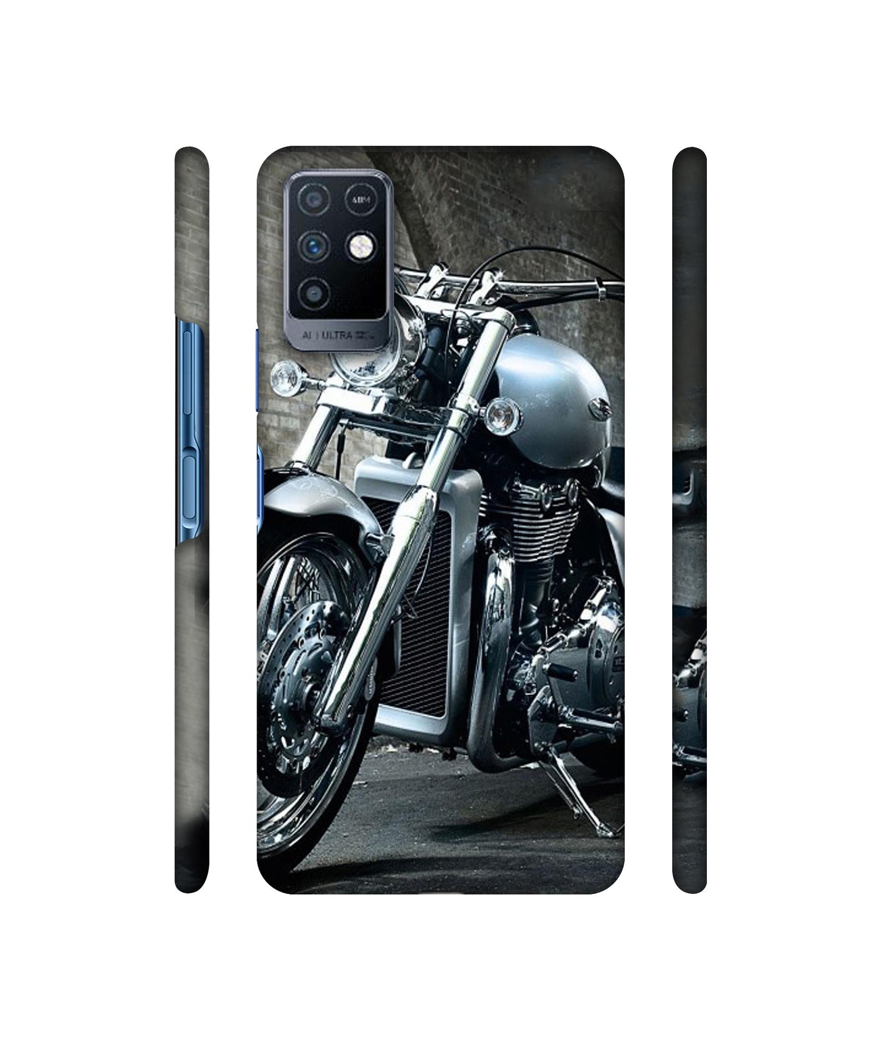 Motorcycle Designer Hard Back Cover for Infinix Note 10