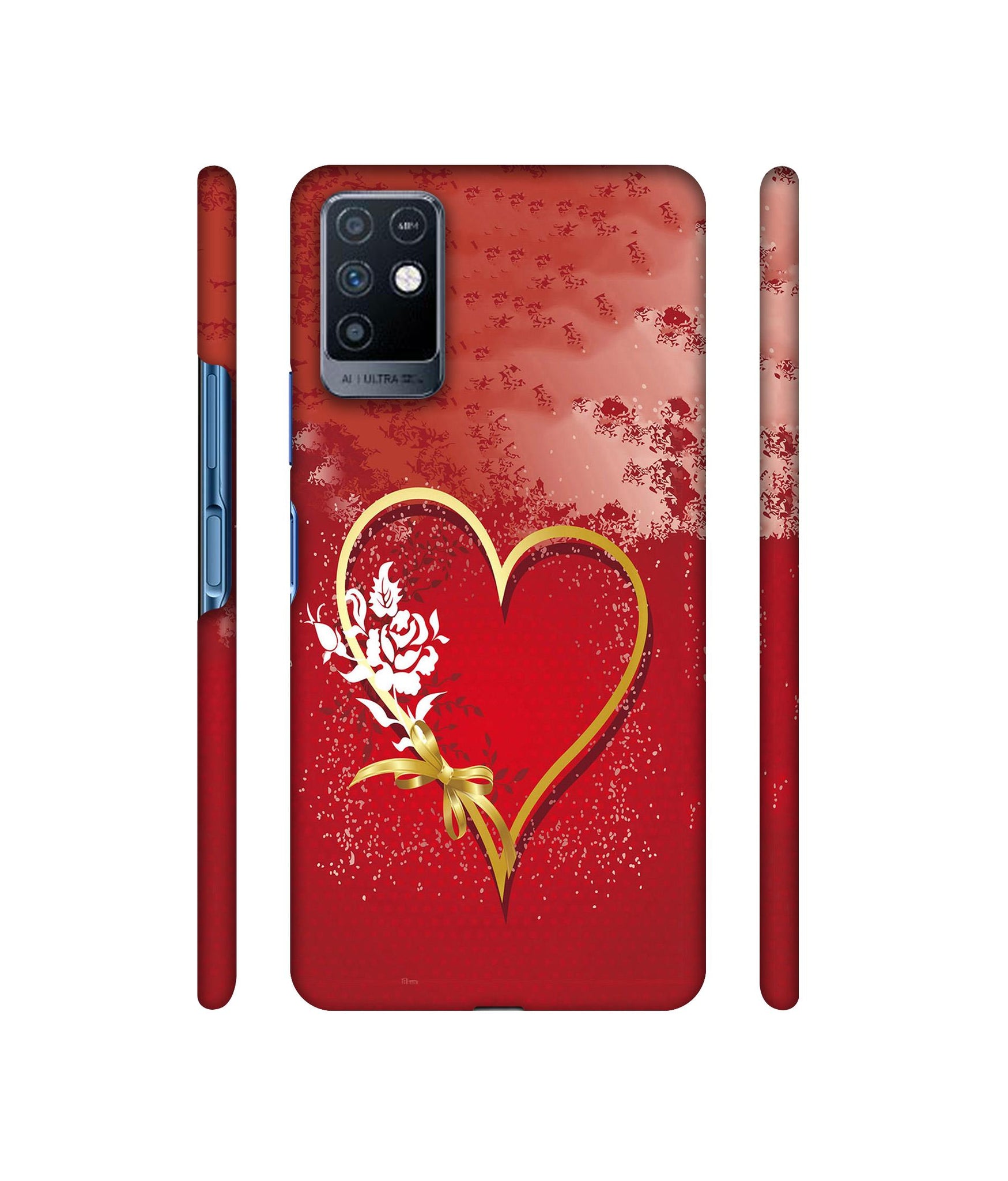 Love Rose Designer Hard Back Cover for Infinix Note 10