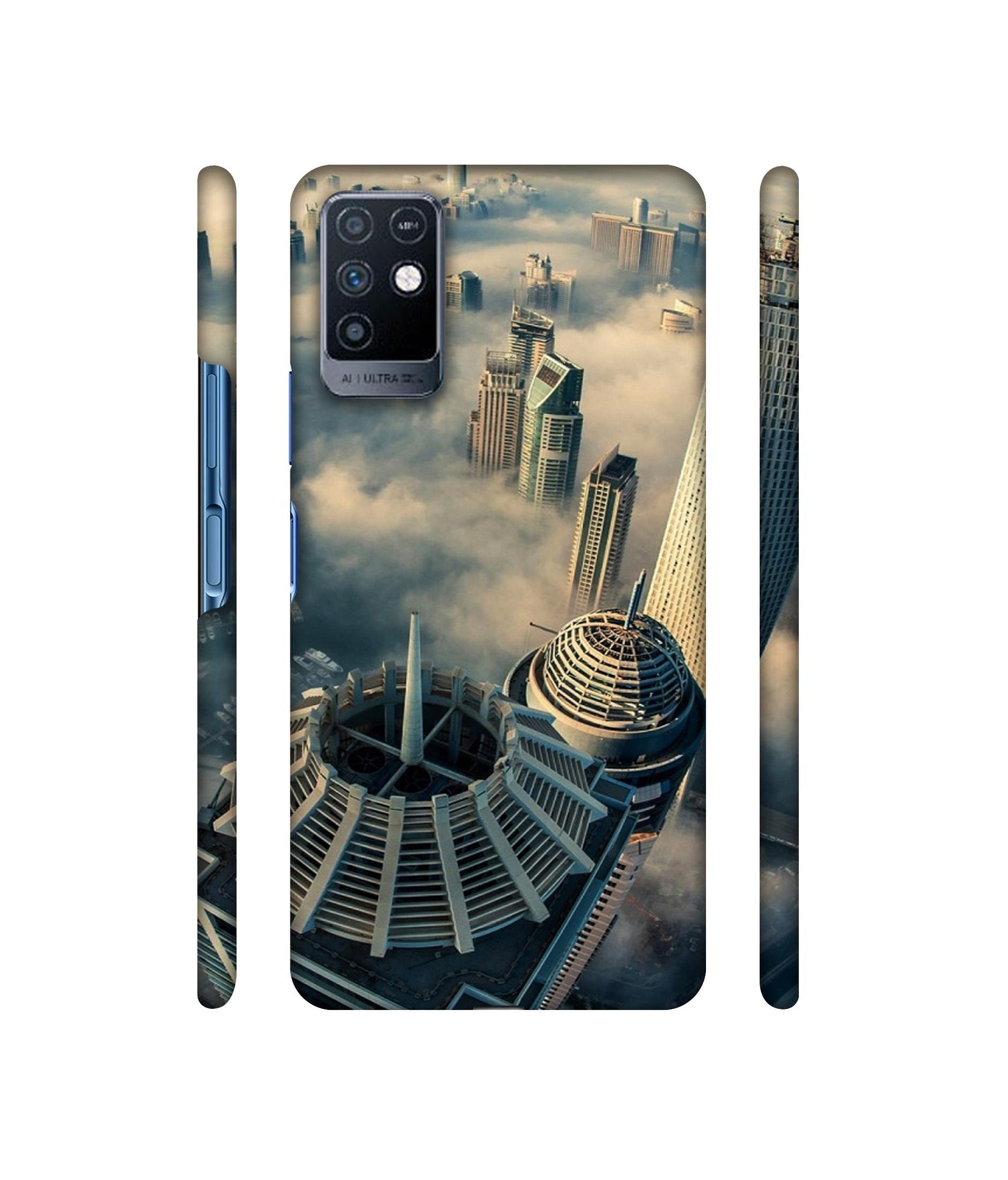 City Scapes Designer Hard Back Cover for Infinix Note 10