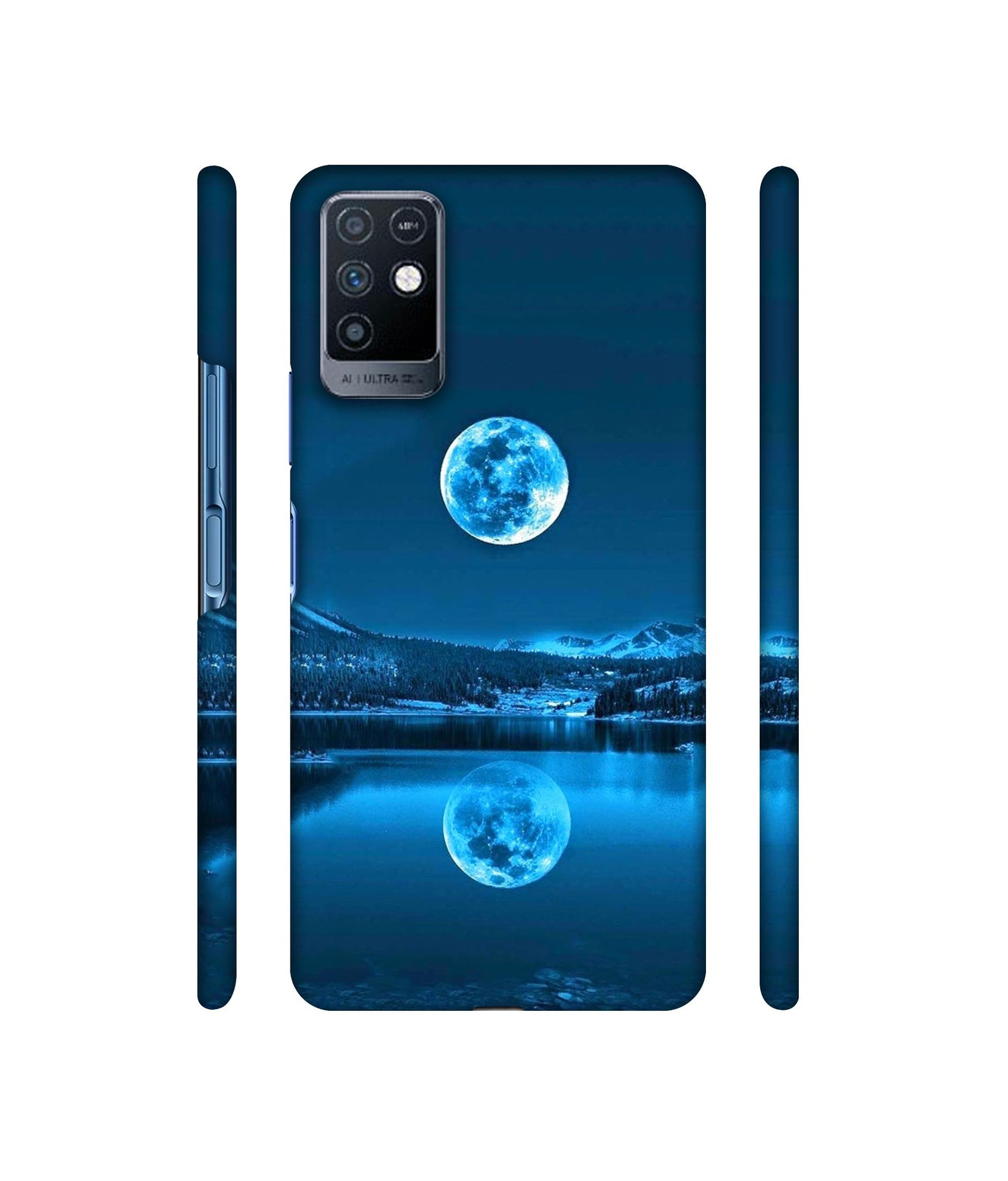 Awesome Moon Designer Hard Back Cover for Infinix Note 10