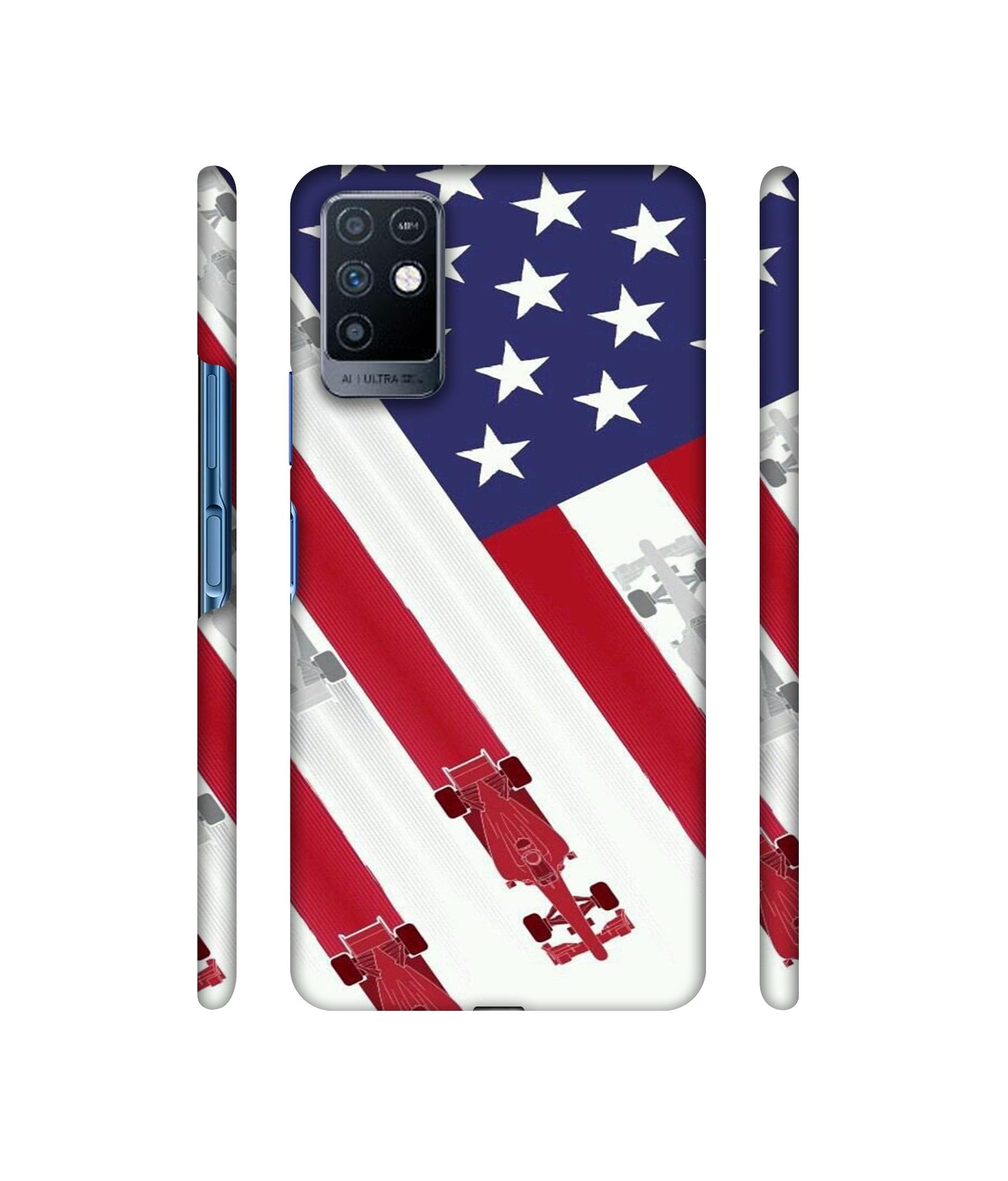 Ferrari On the Zoom Print Designer Hard Back Cover for Infinix Note 10