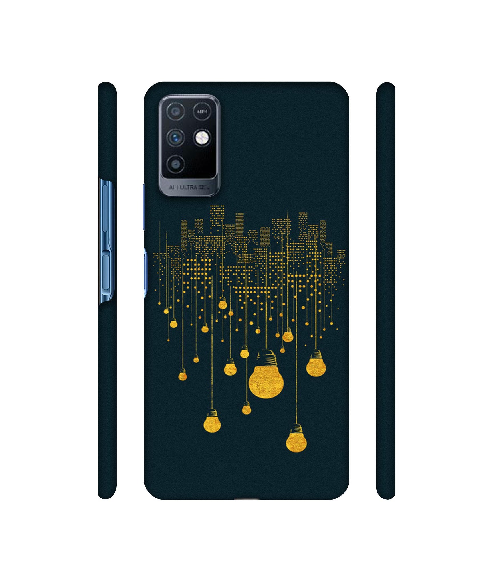 City Light Pattern Designer Hard Back Cover for Infinix Note 10