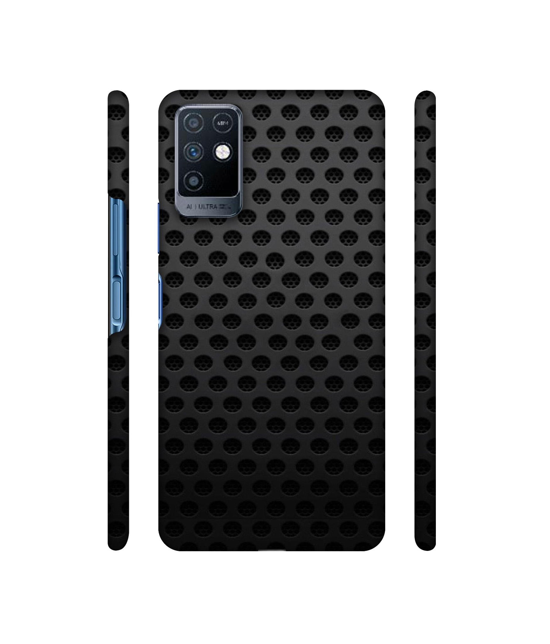 Black Circle Designer Hard Back Cover for Infinix Note 10