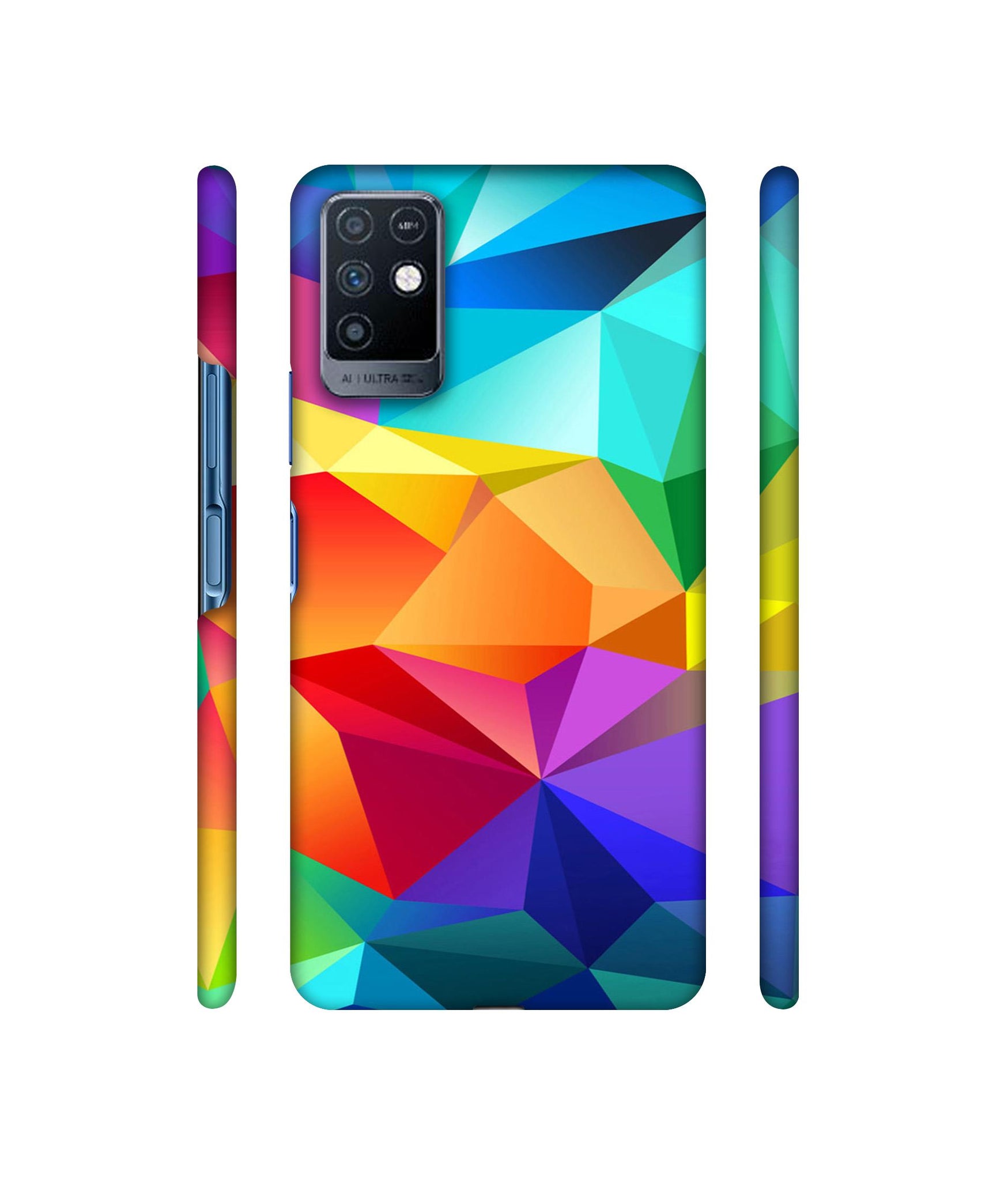 Colorful Pattern Designer Hard Back Cover for Infinix Note 10