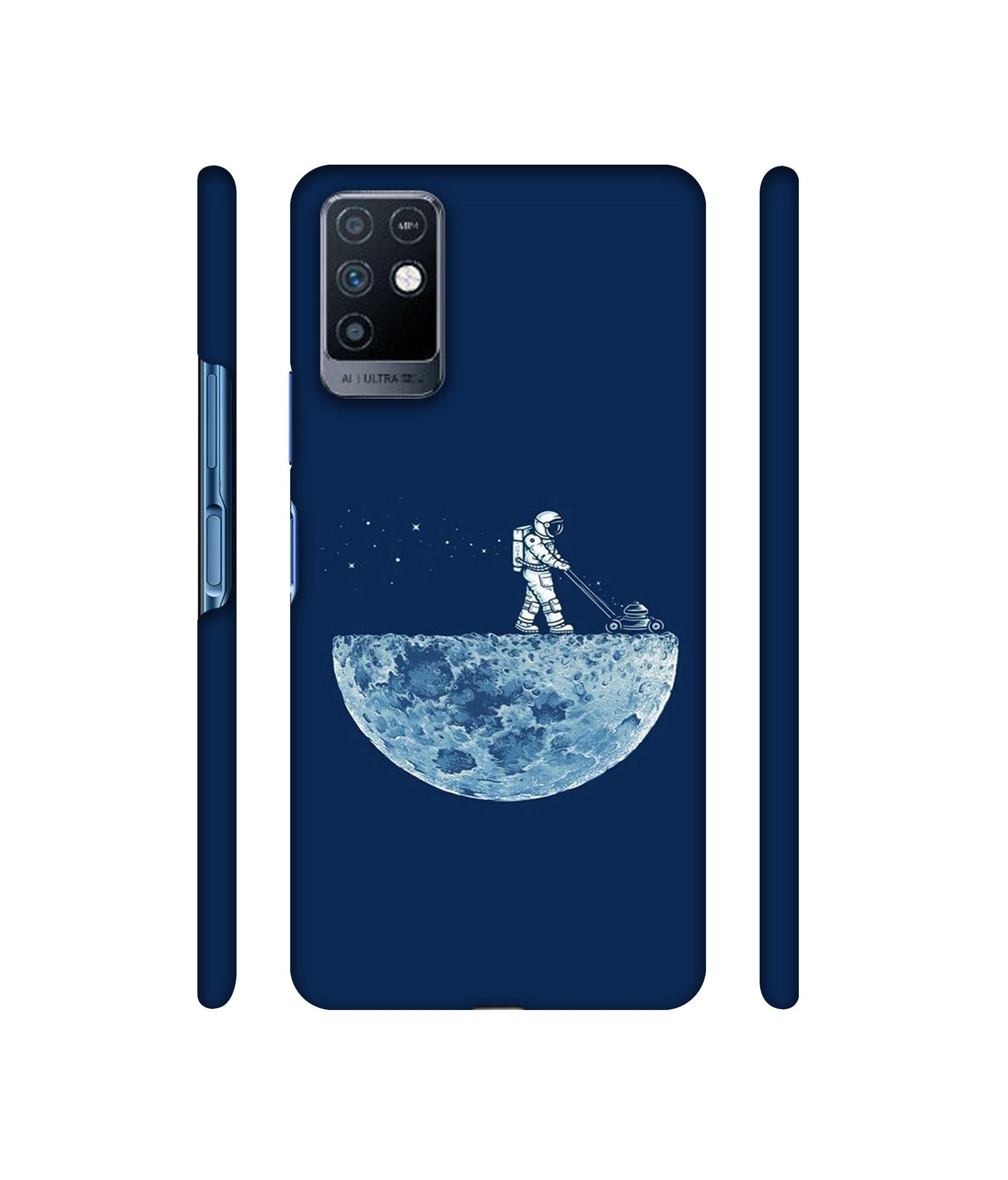 Moon Walk Designer Hard Back Cover for Infinix Note 10
