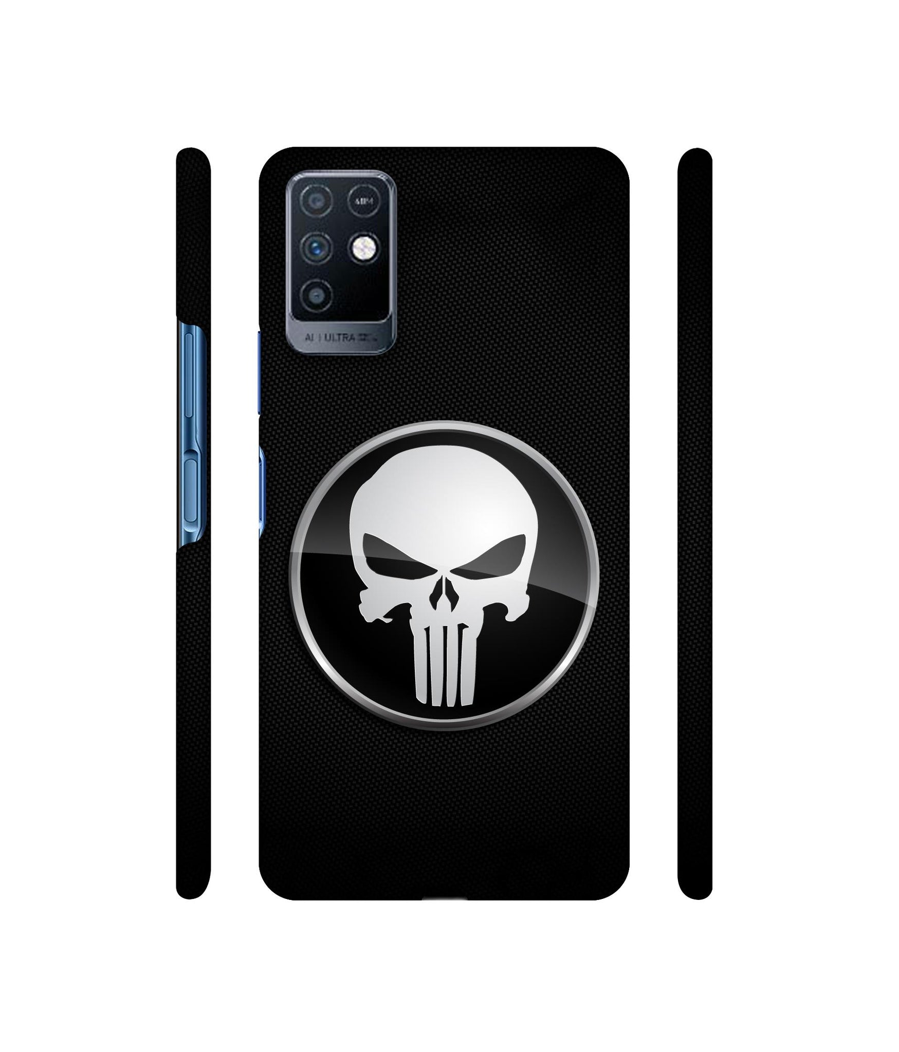 Skull Pattern Designer Hard Back Cover for Infinix Note 10
