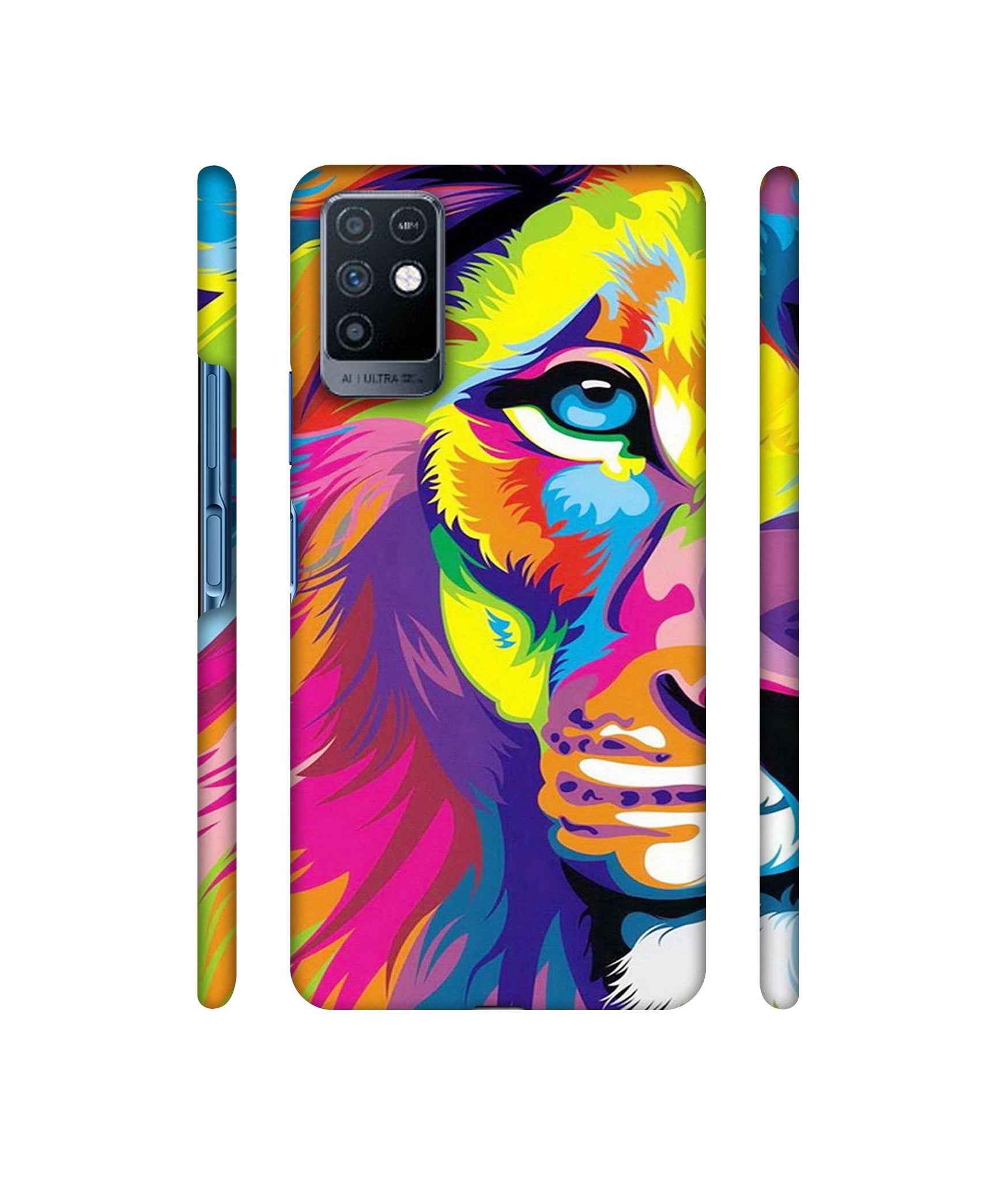 Lion Designer Hard Back Cover for Infinix Note 10