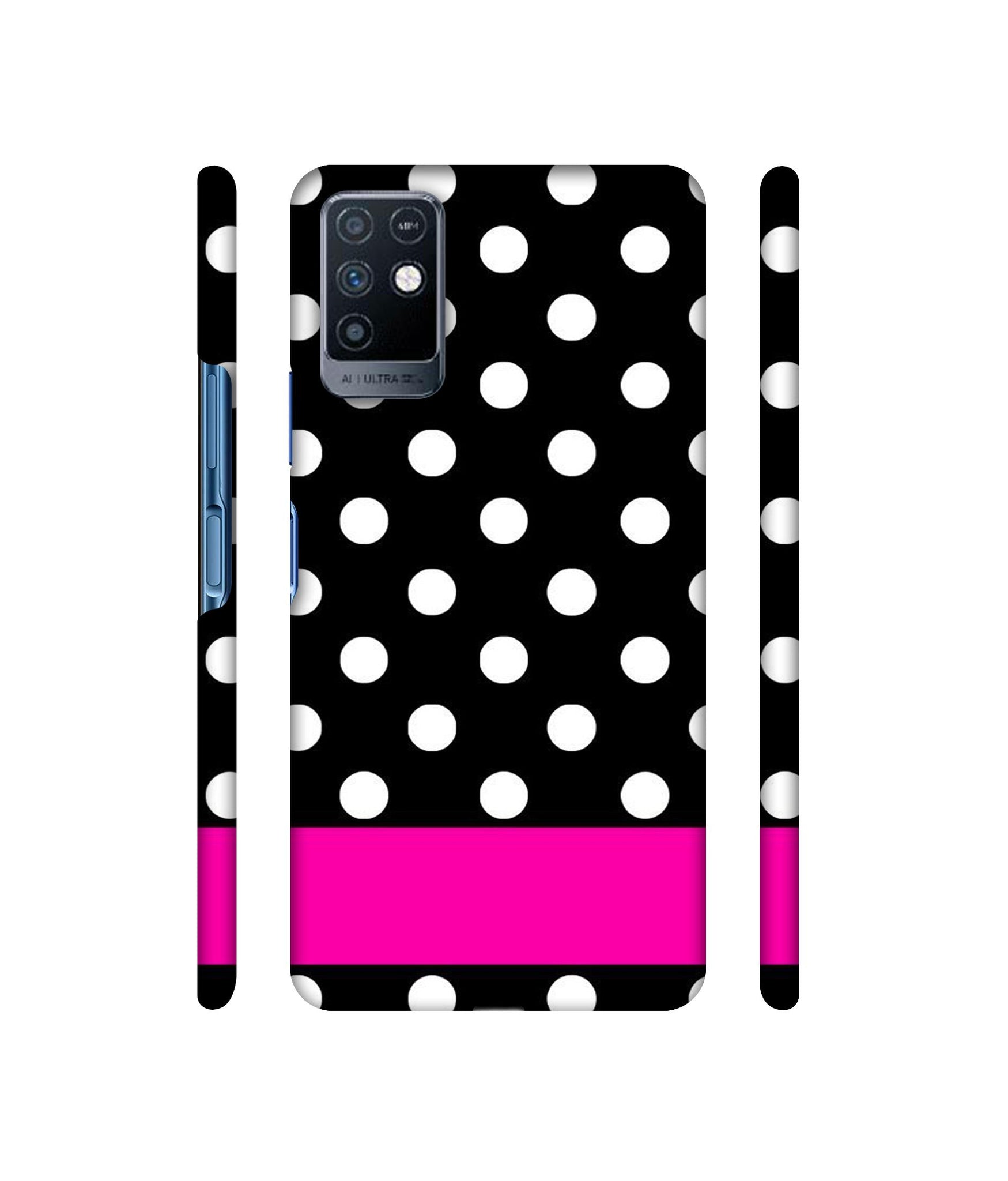 White Dots Pattern Designer Hard Back Cover for Infinix Note 10