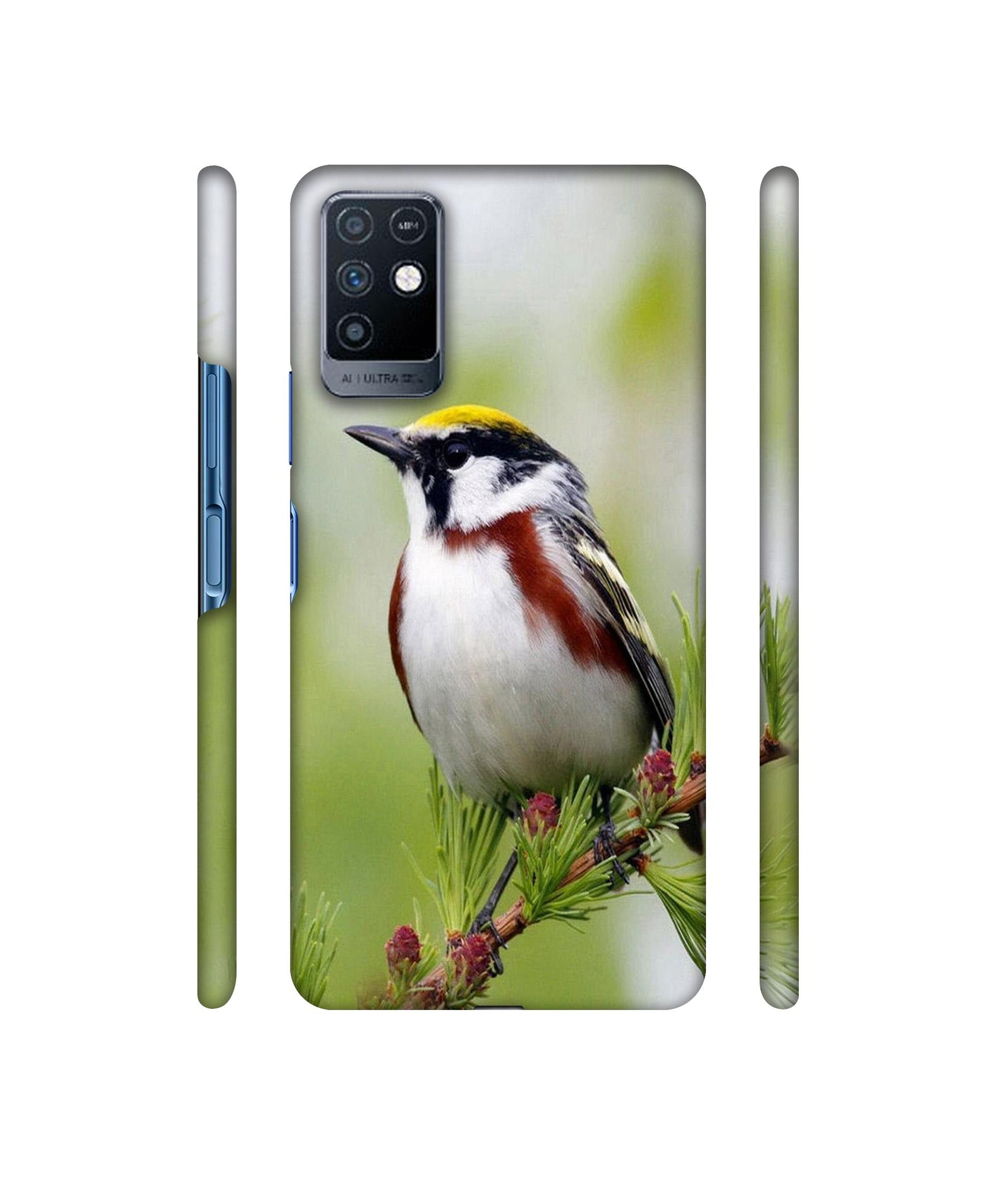 Bird Pattern Designer Hard Back Cover for Infinix Note 10