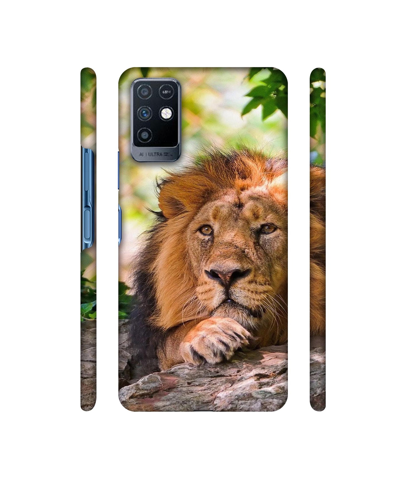 Tiger Pattern Print Designer Hard Back Cover for Infinix Note 10