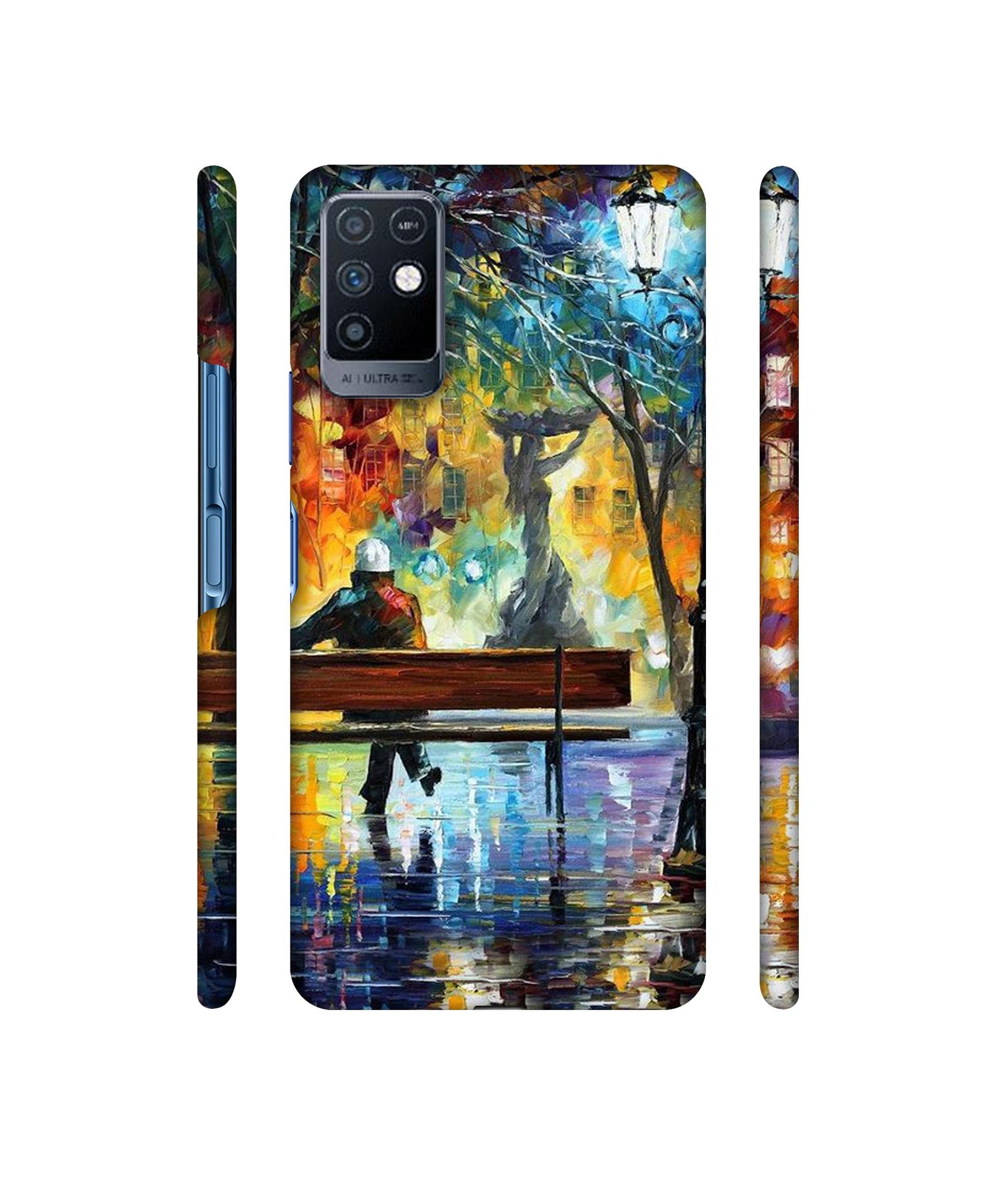 Man Resting Designer Hard Back Cover for Infinix Note 10