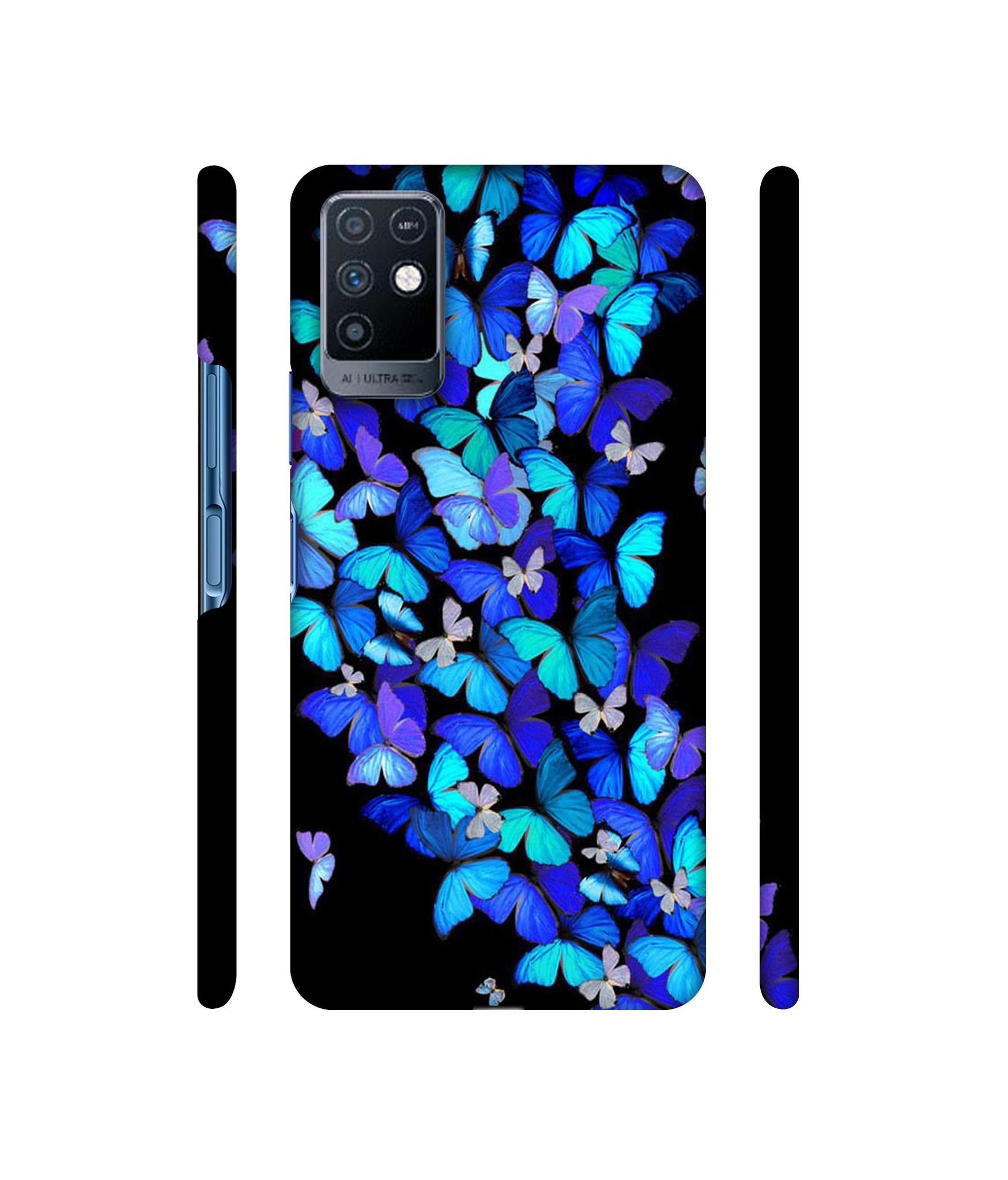 Butterfly Pattern Designer Hard Back Cover for Infinix Note 10