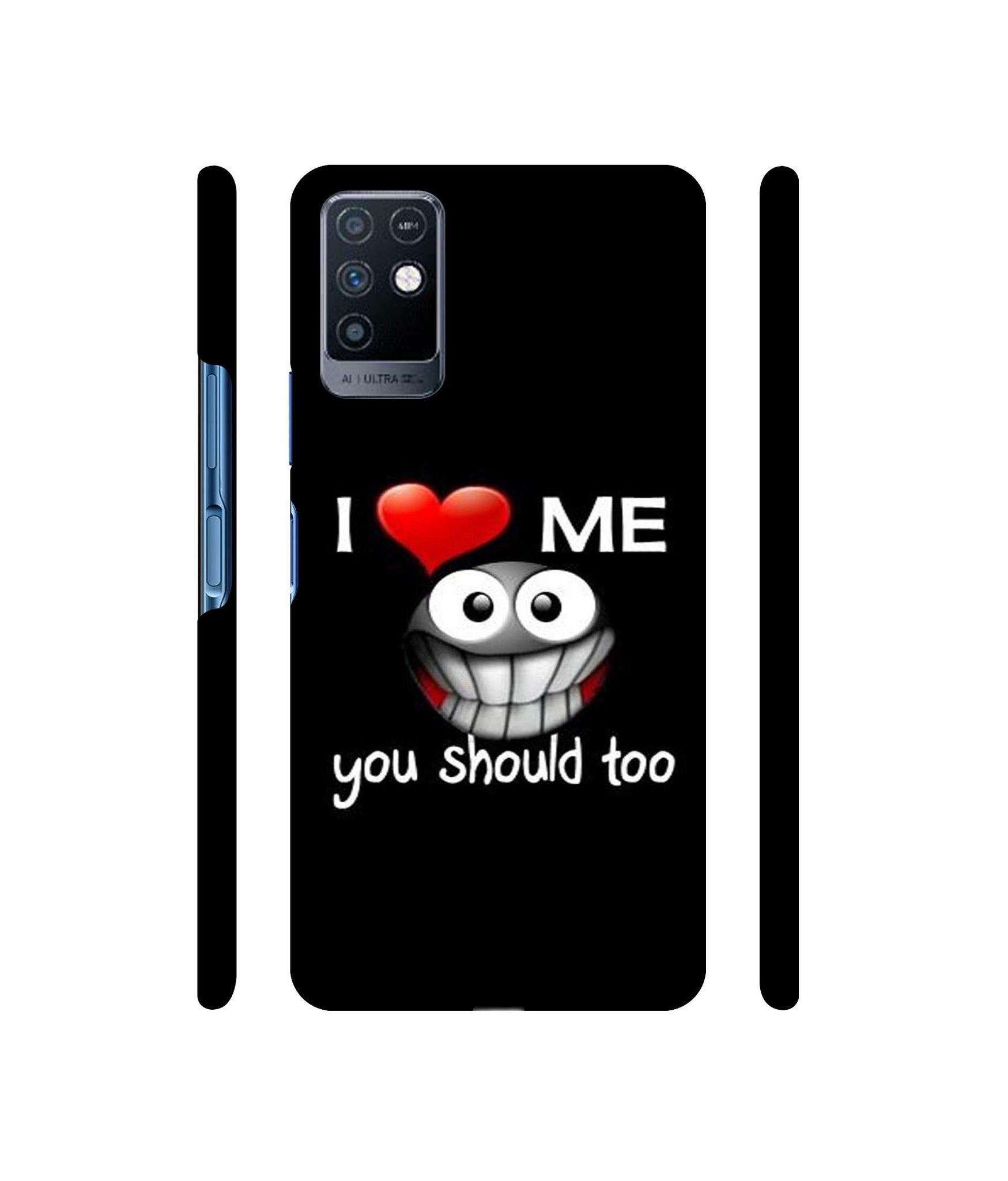 I Love Me Quotes Designer Hard Back Cover for Infinix Note 10