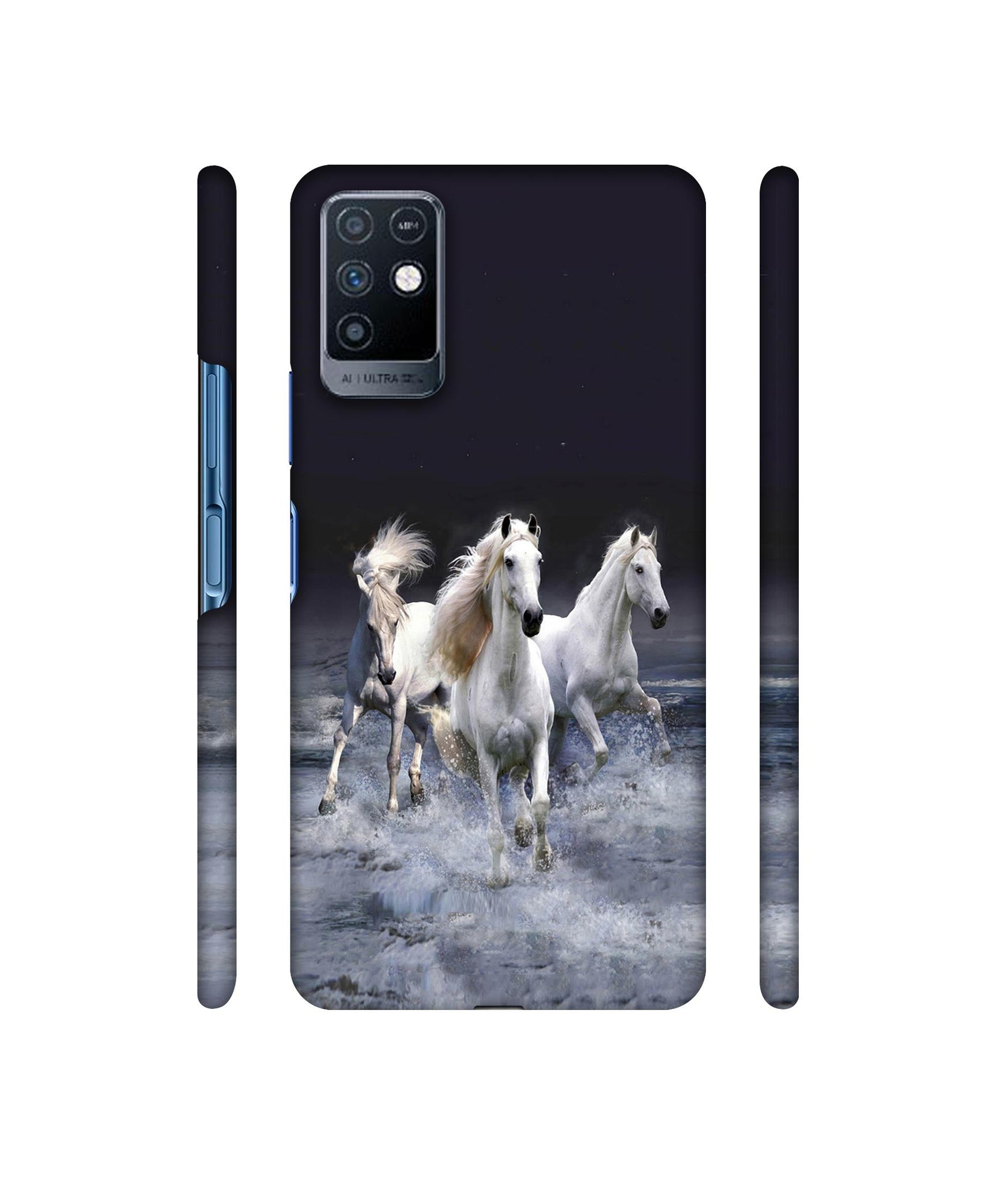 Mystic Horse Designer Hard Back Cover for Infinix Note 10