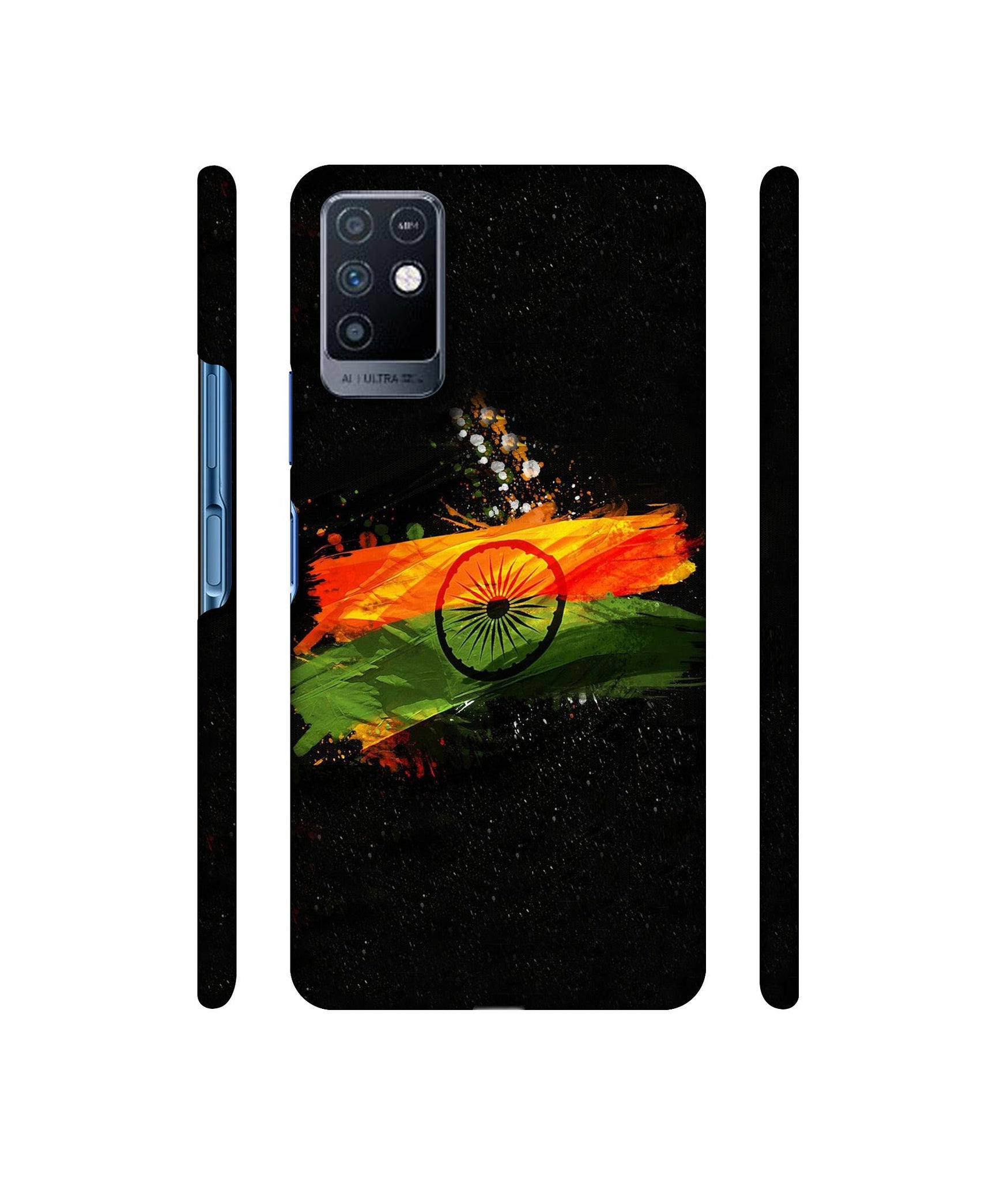 Indian Flag Designer Hard Back Cover for Infinix Note 10