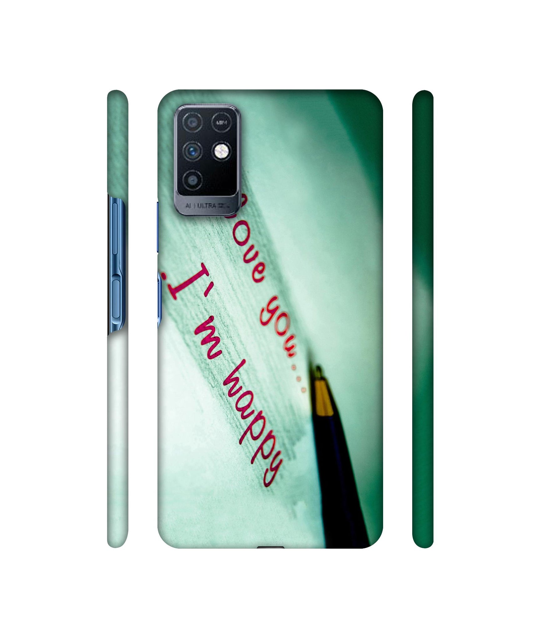 Love Quote Designer Hard Back Cover for Infinix Note 10