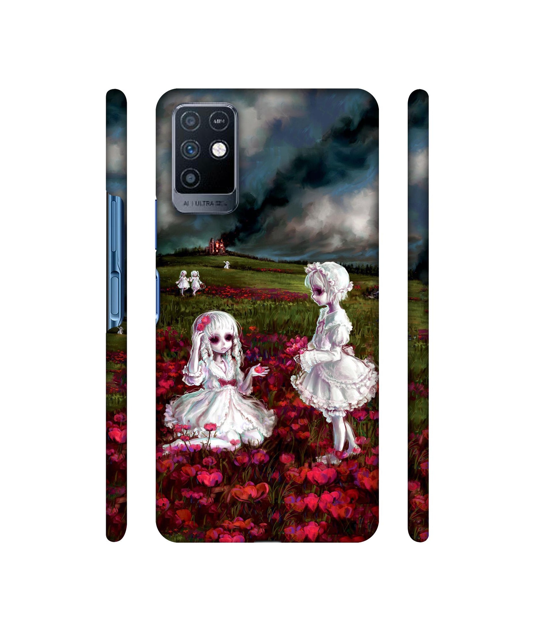 Vampires Girls Designer Hard Back Cover for Infinix Note 10