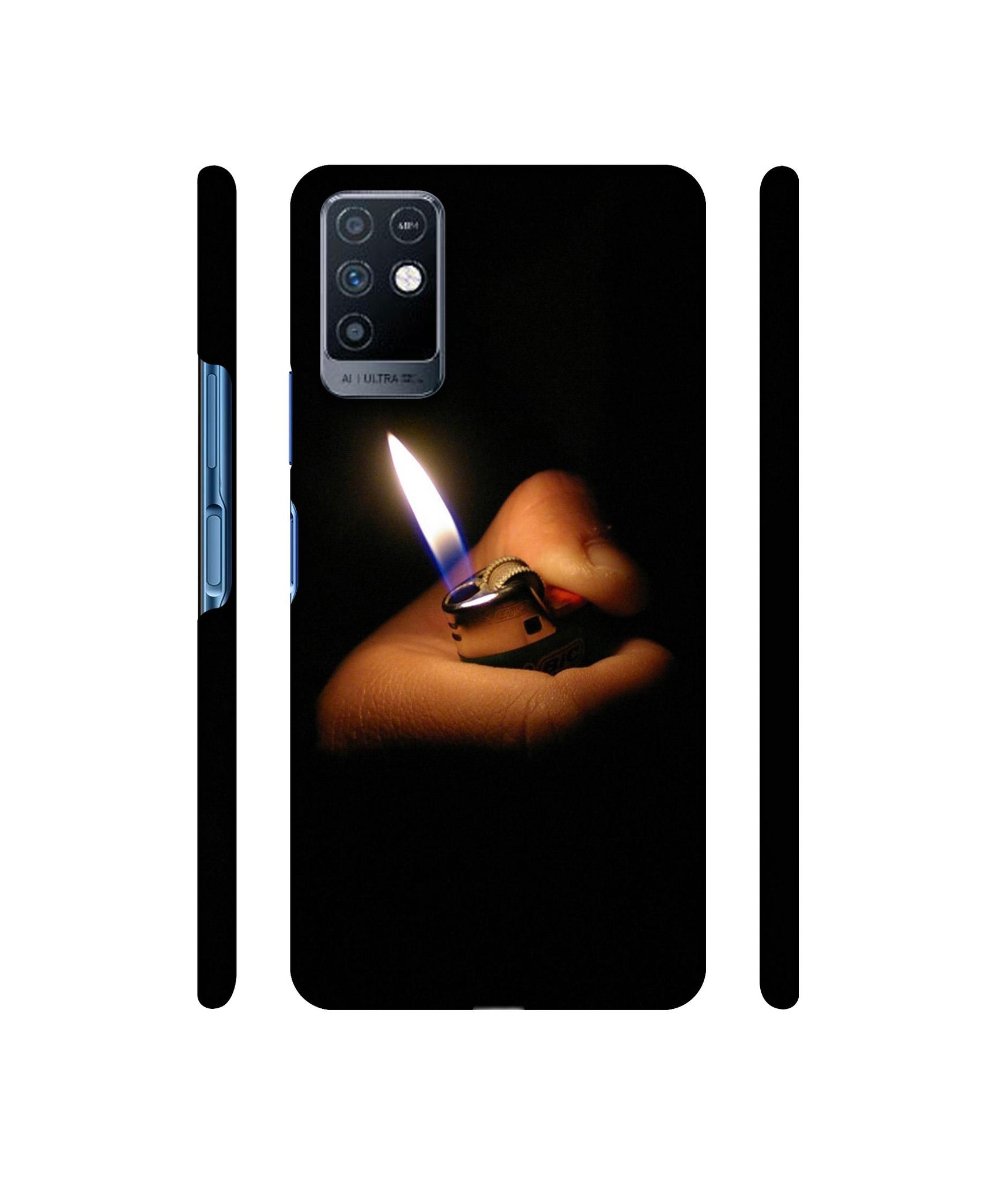 Lighter Flames Designer Hard Back Cover for Infinix Note 10