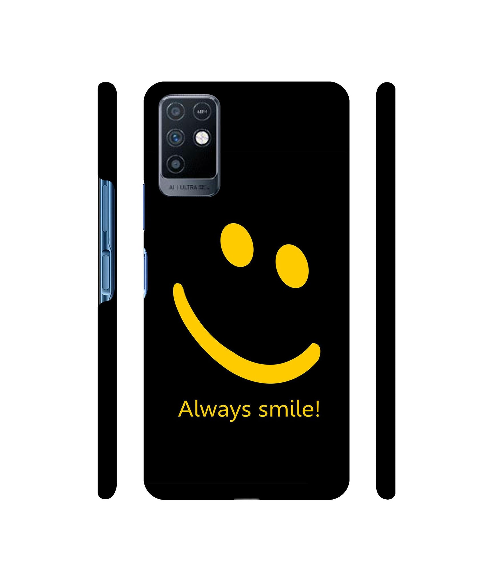 Always Smile Quote Designer Hard Back Cover for Infinix Note 10