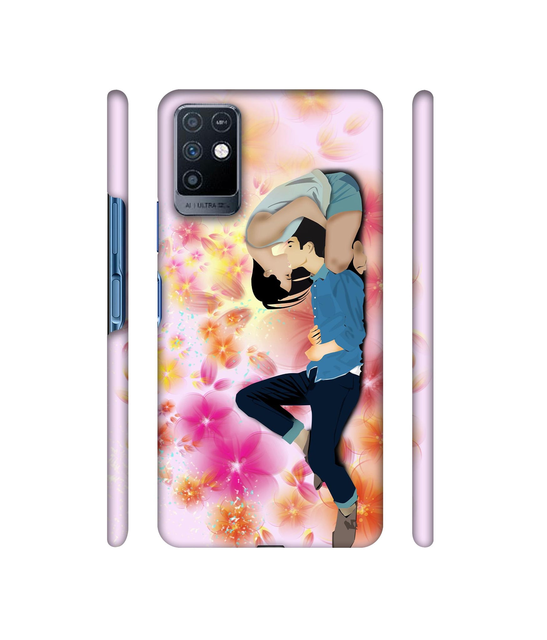 Couple Love Designer Hard Back Cover for Infinix Note 10
