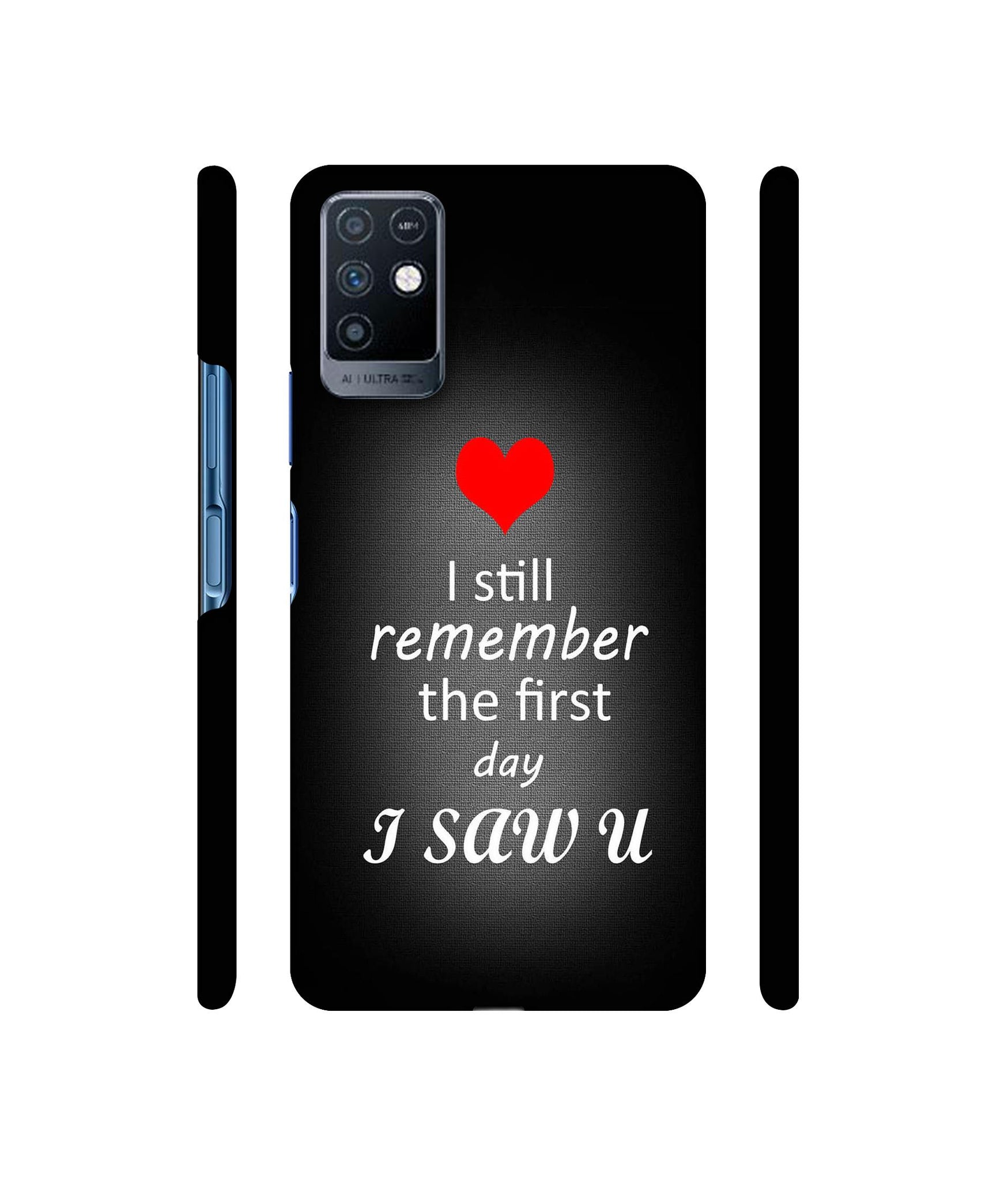 I Saw You Heart Designer Hard Back Cover for Infinix Note 10