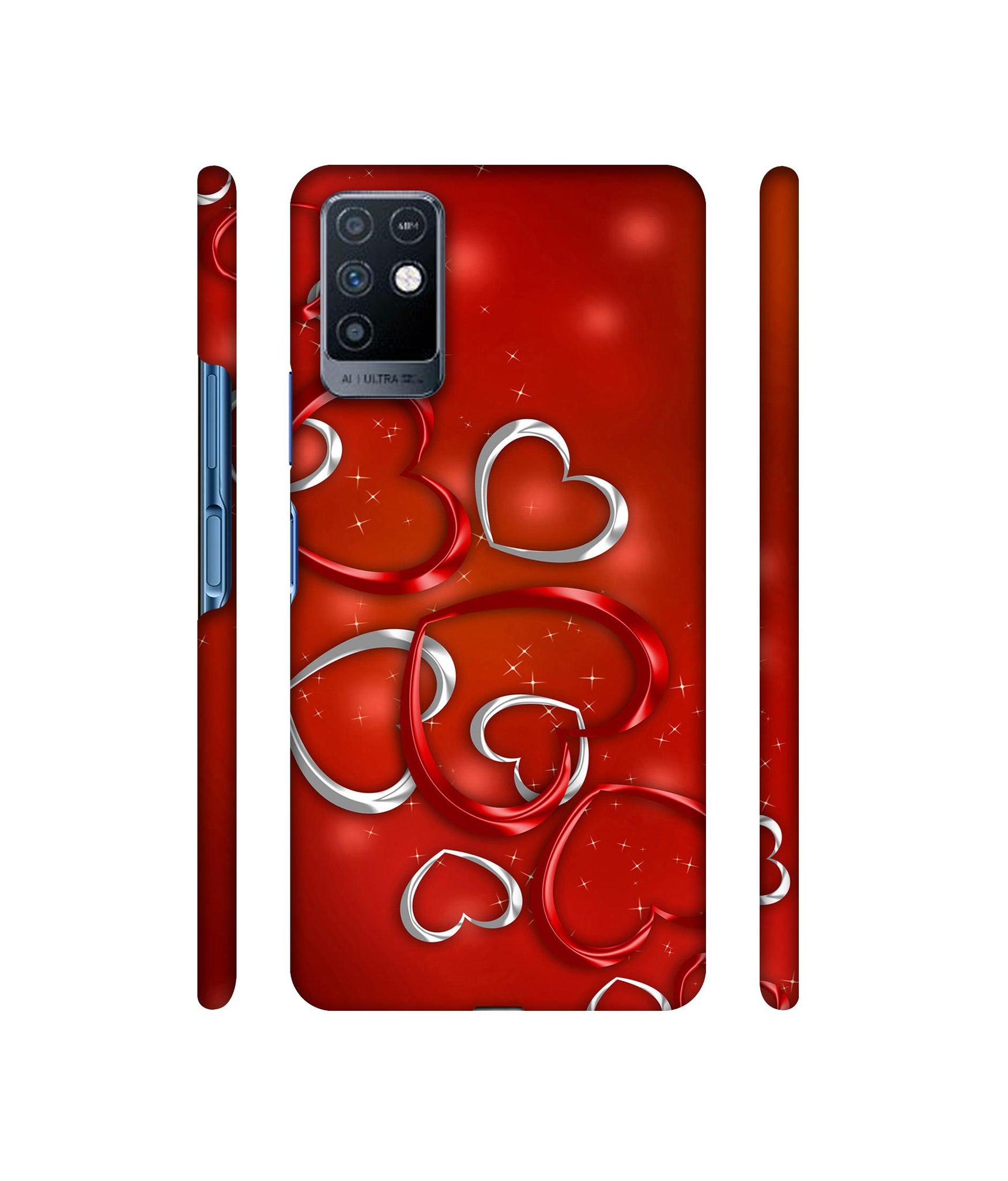 Hearts Designer Hard Back Cover for Infinix Note 10