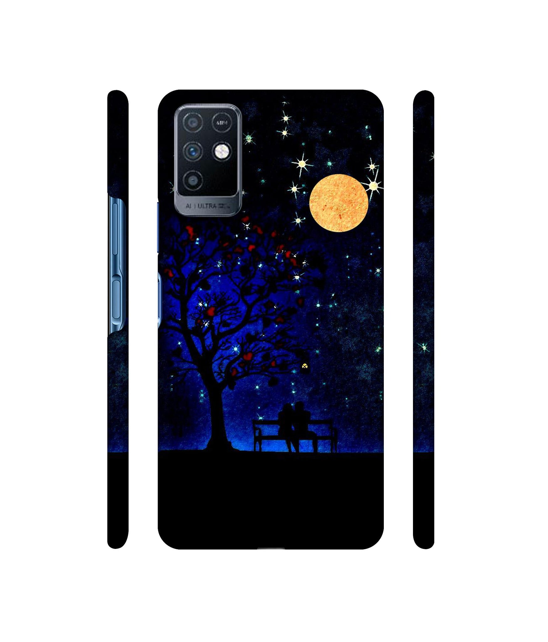 Blue Sky Designer Hard Back Cover for Infinix Note 10