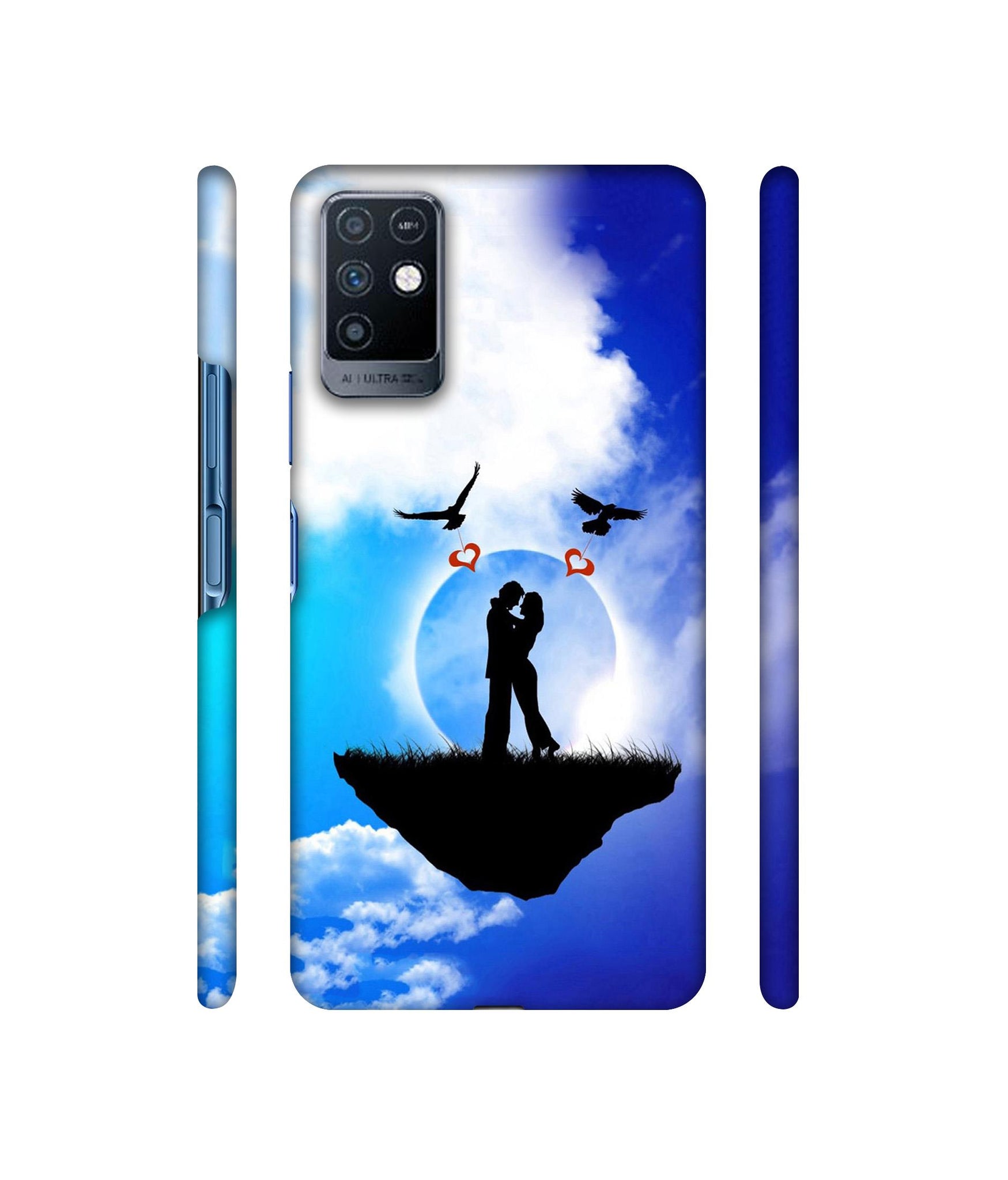 Flying Love Designer Hard Back Cover for Infinix Note 10