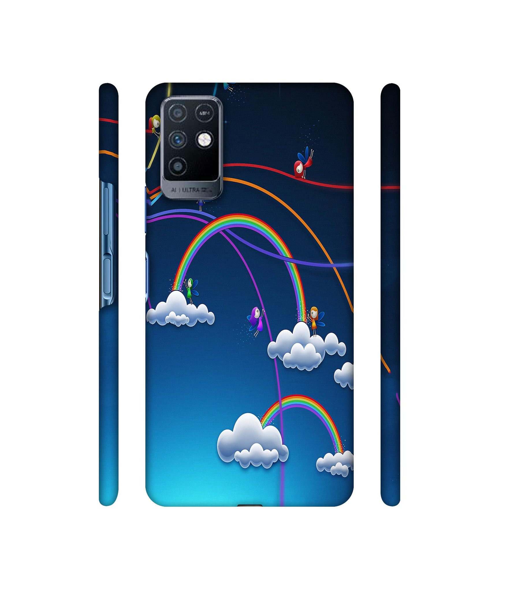 Rainbow Designer Hard Back Cover for Infinix Note 10