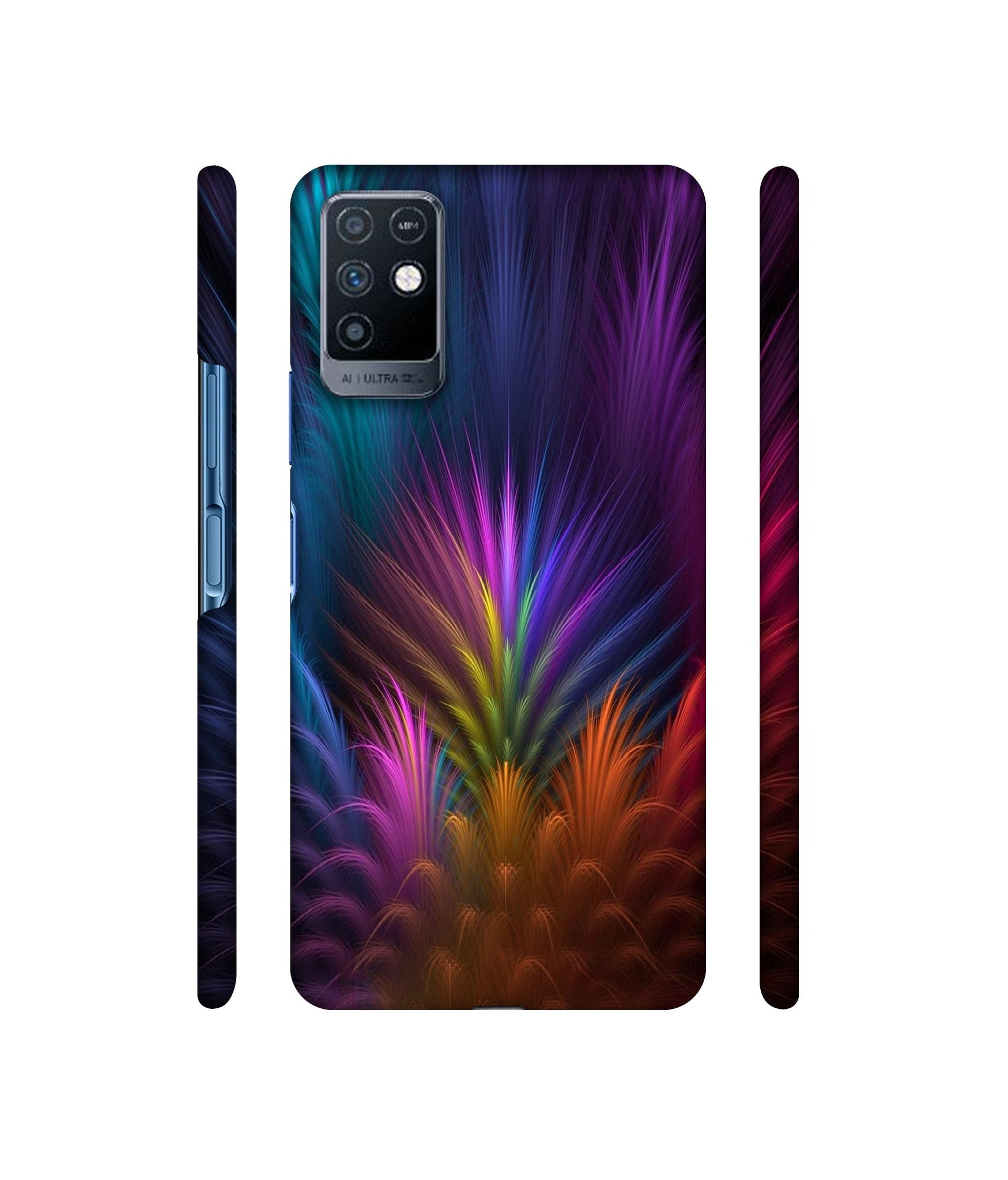 Multicoloured Designer Hard Back Cover for Infinix Note 10