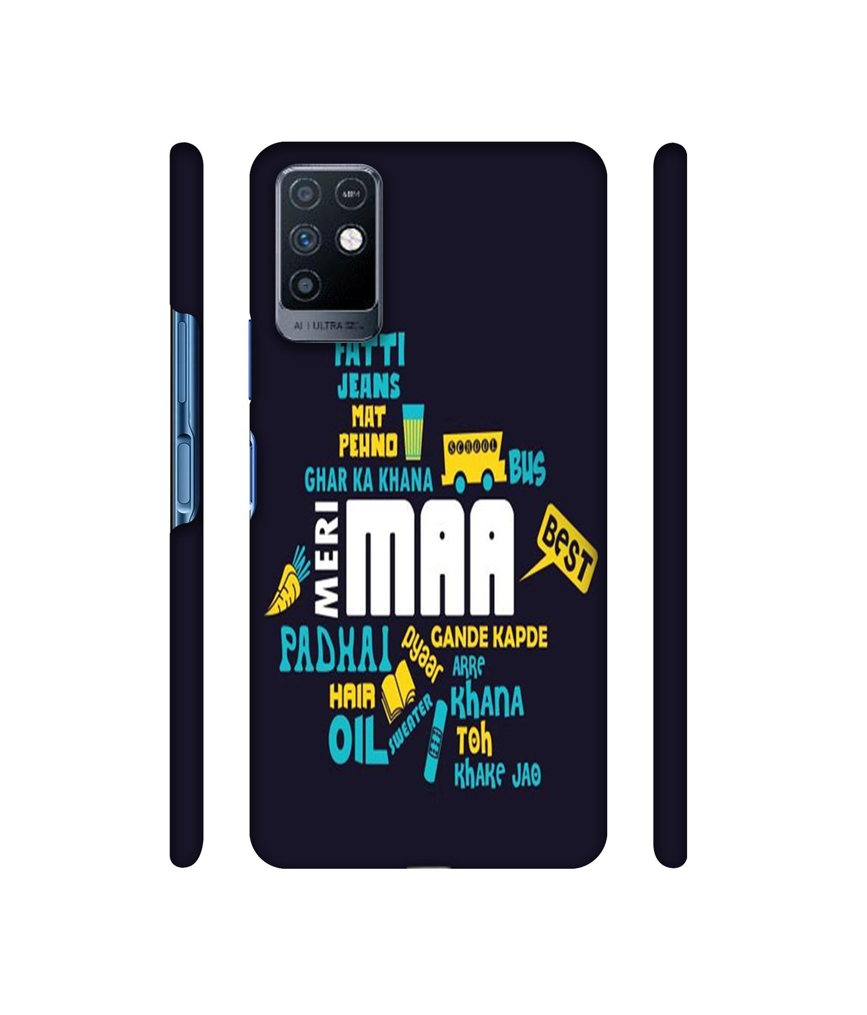 Maa Designer Hard Back Cover for Infinix Note 10