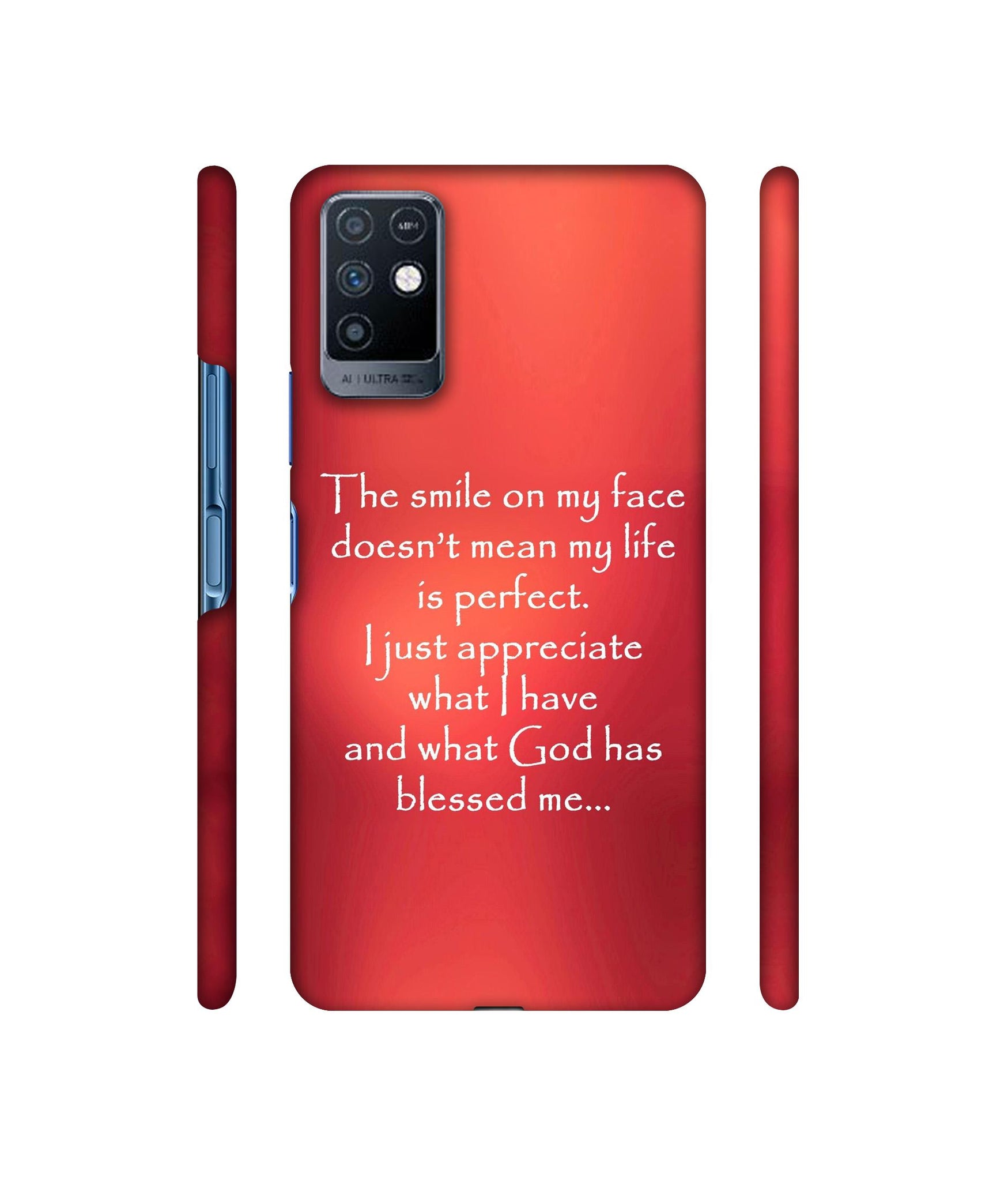 Quotes On Life Designer Hard Back Cover for Infinix Note 10