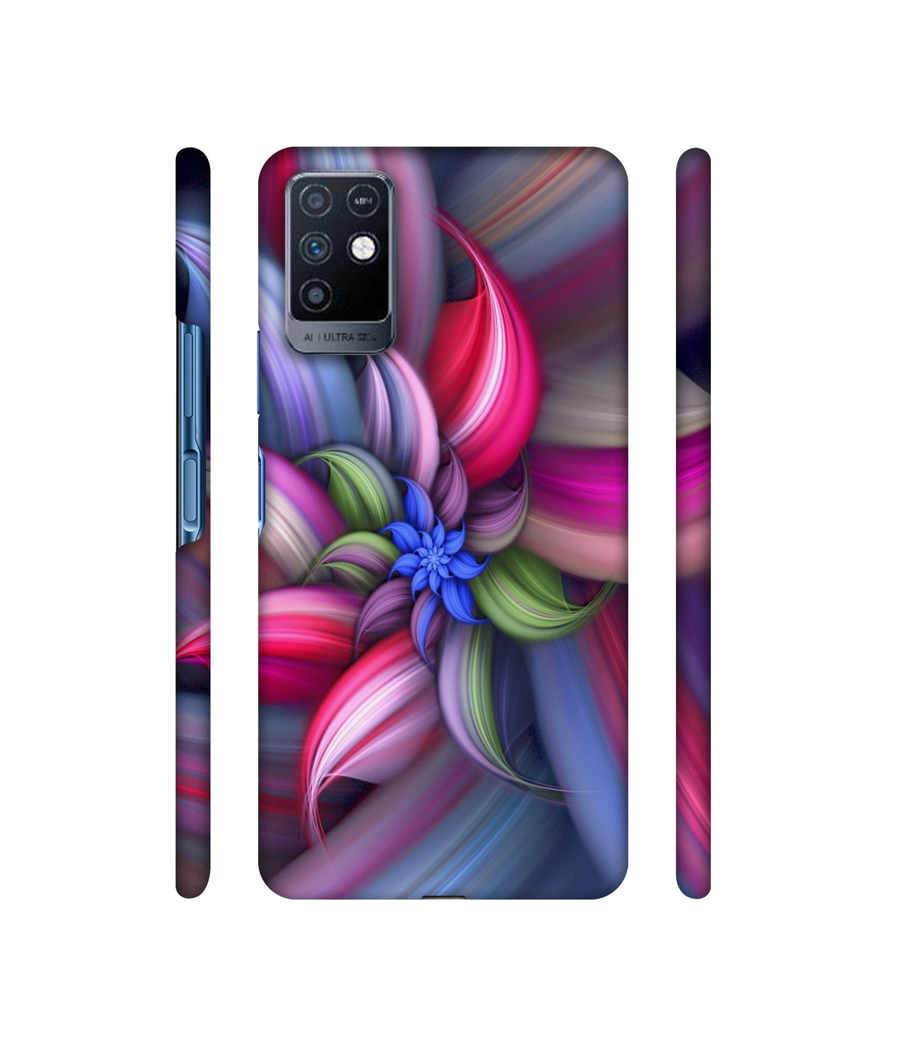 Colorful Flower Designer Hard Back Cover for Infinix Note 10