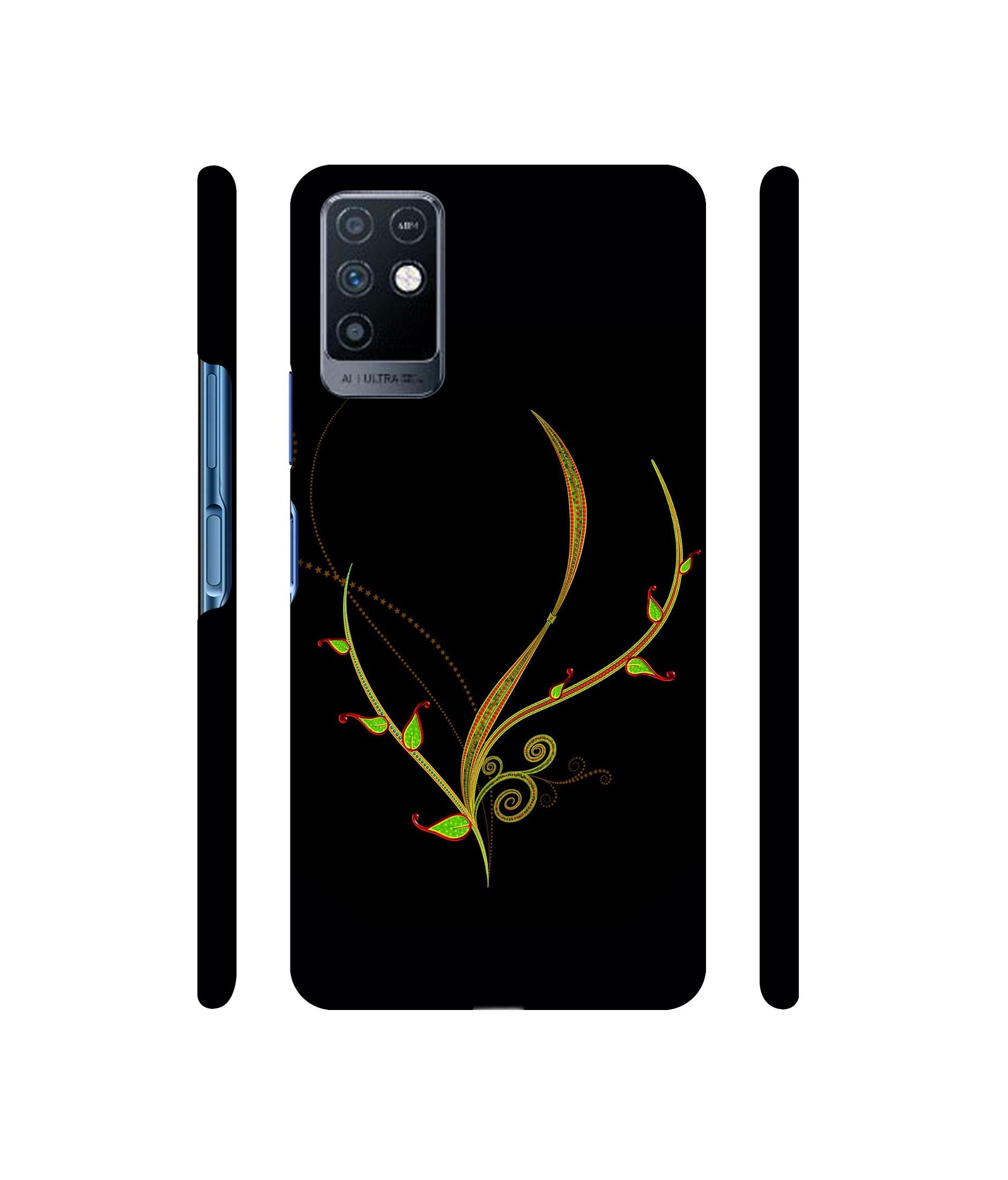 Yellow Pattern Designer Hard Back Cover for Infinix Note 10