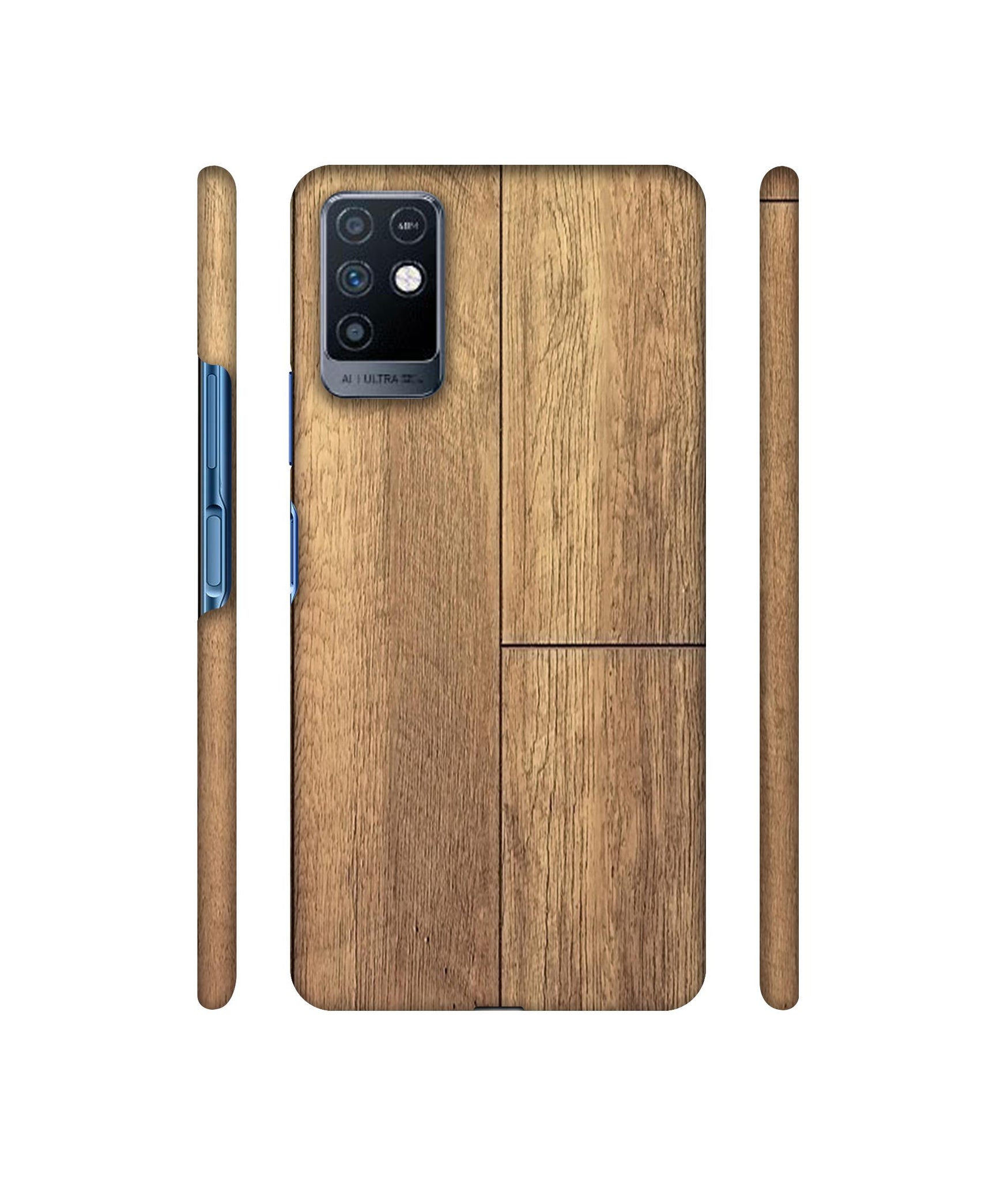 Wood Stretcher Designer Hard Back Cover for Infinix Note 10