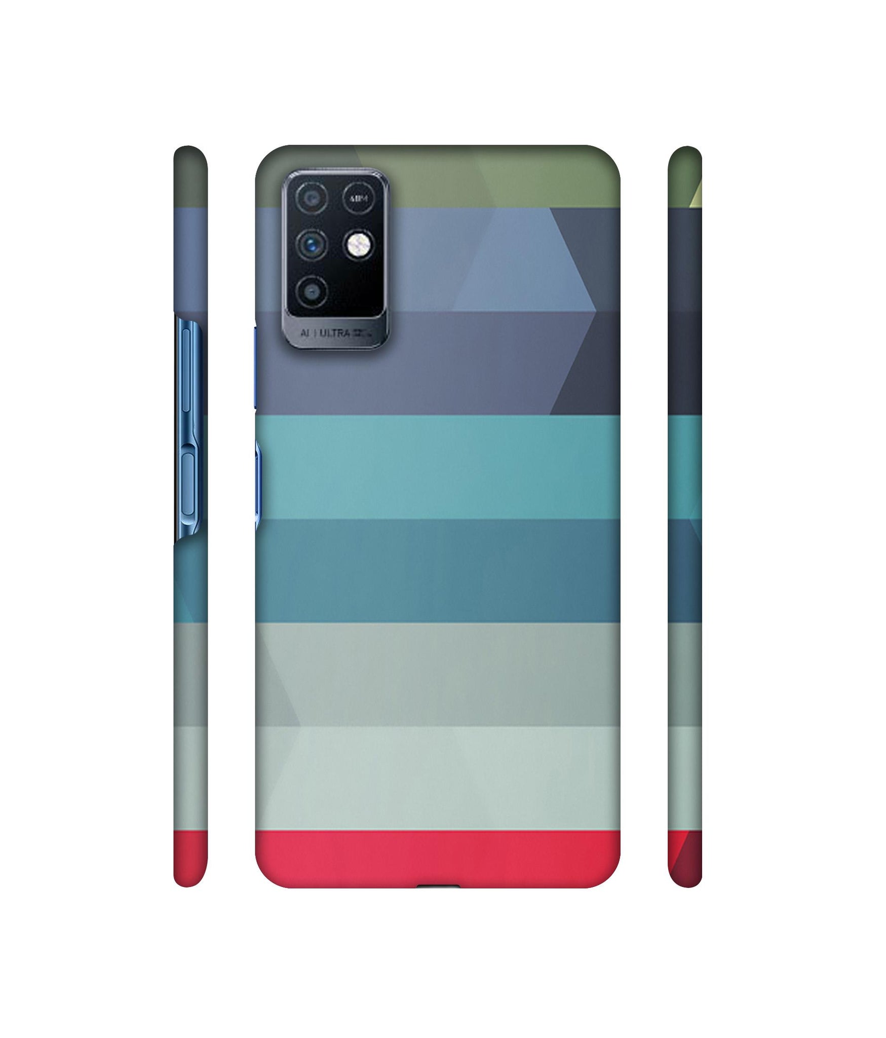 Colorful Lines Designer Hard Back Cover for Infinix Note 10
