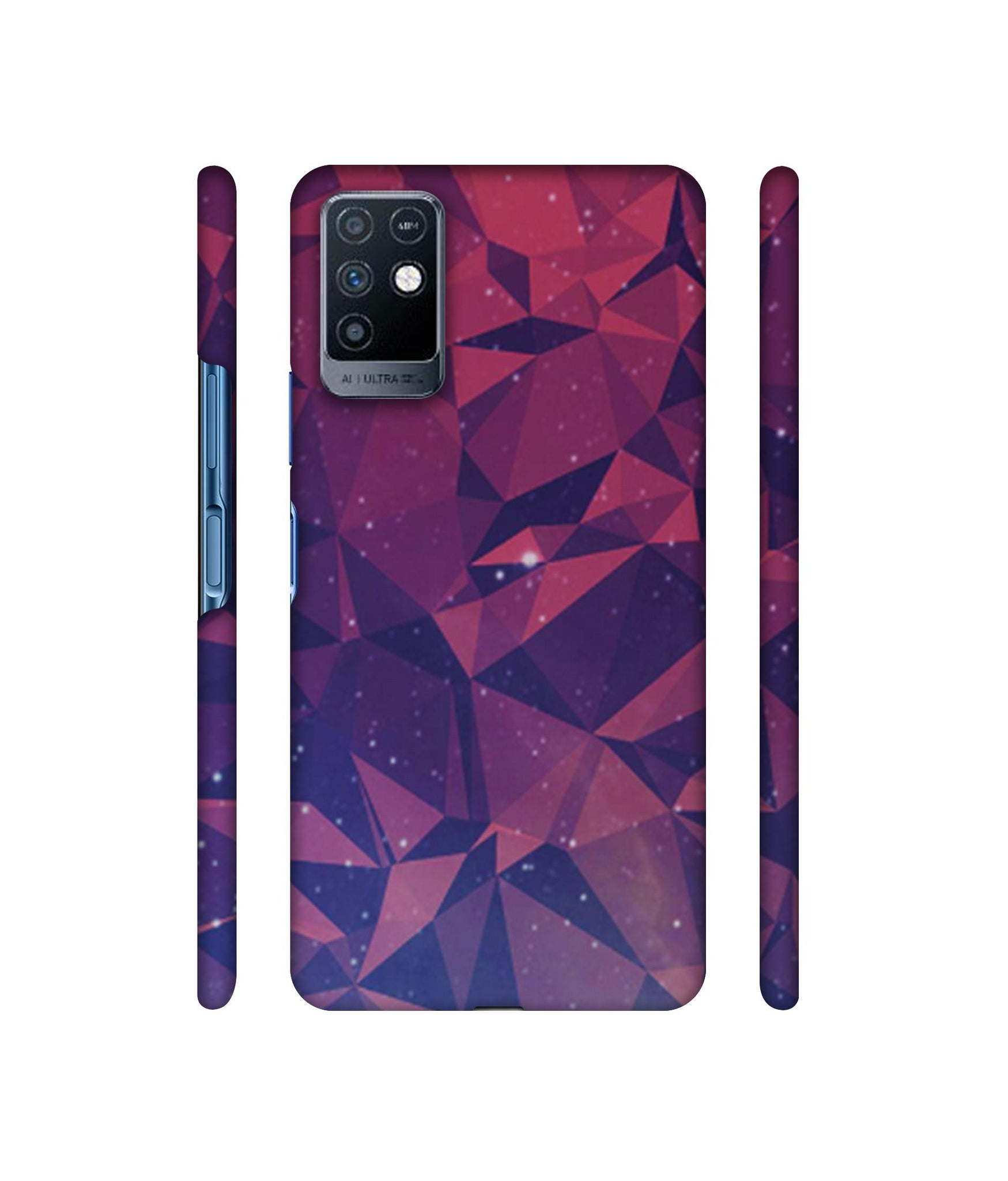Bad Color Shape Designer Hard Back Cover for Infinix Note 10
