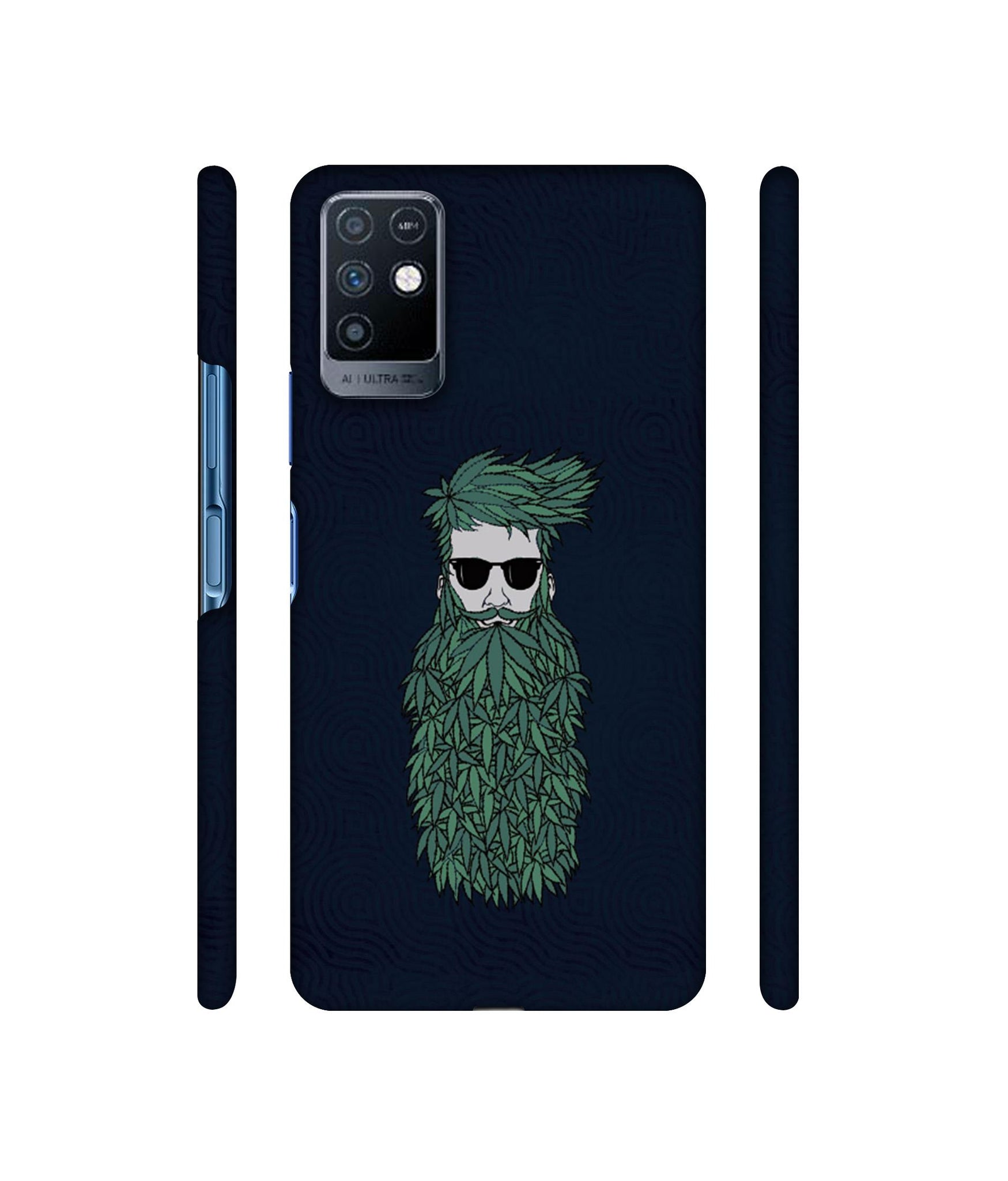 Beard Man Designer Hard Back Cover for Infinix Note 10