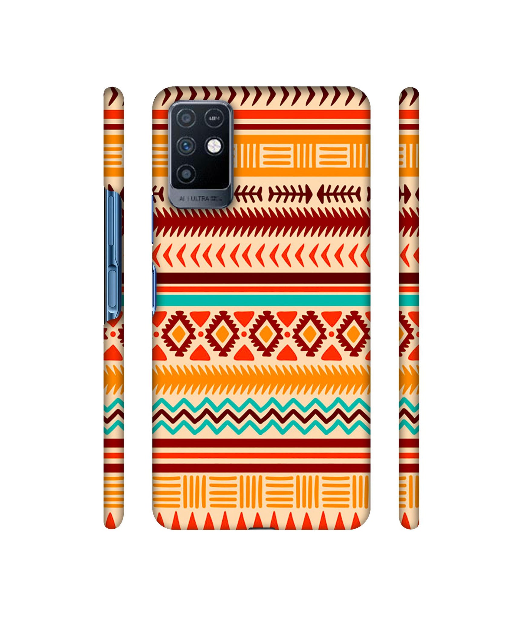 Marathi Rangoli Art Designer Hard Back Cover for Infinix Note 10