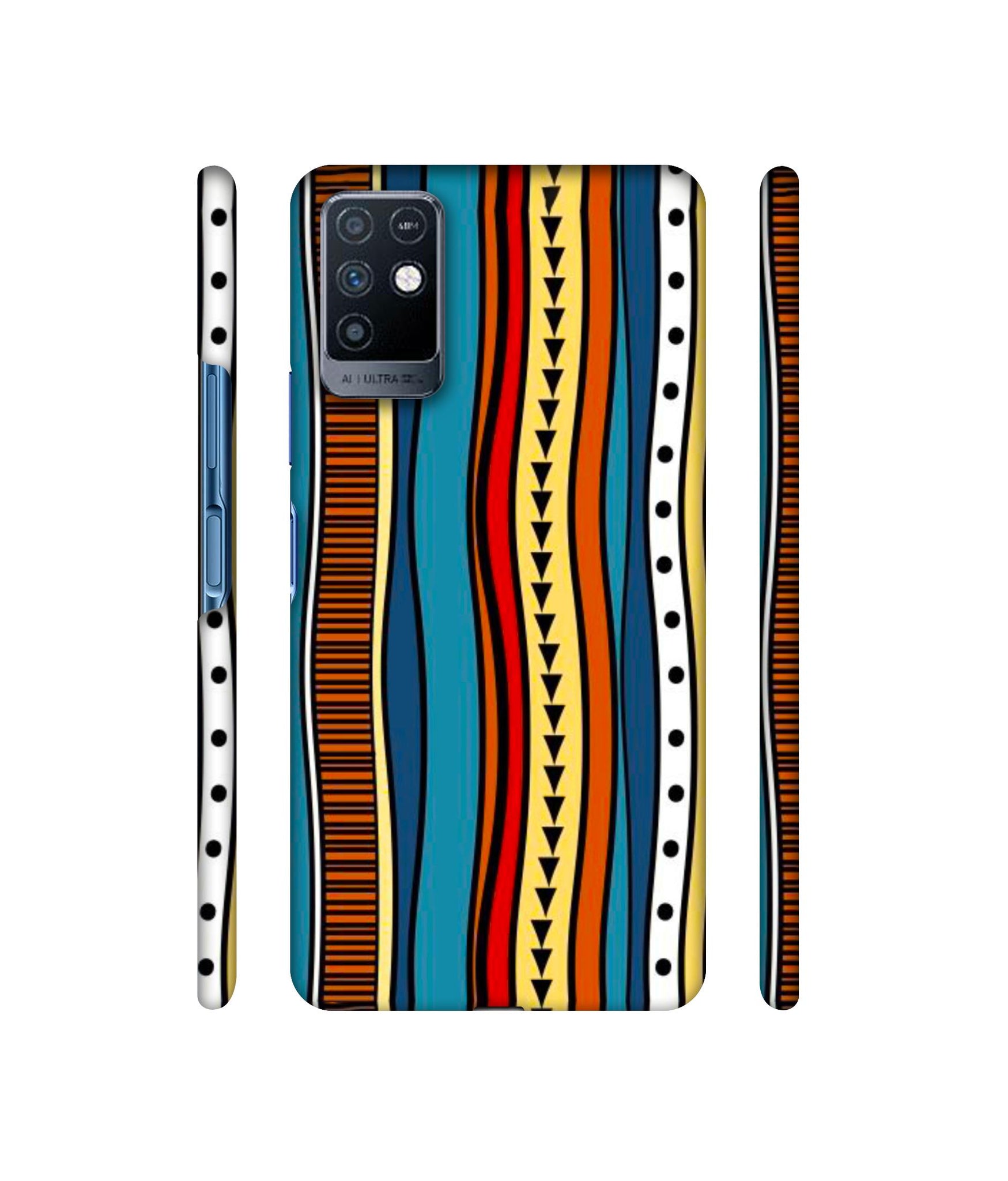 Rangoli Folk Art Designer Hard Back Cover for Infinix Note 10