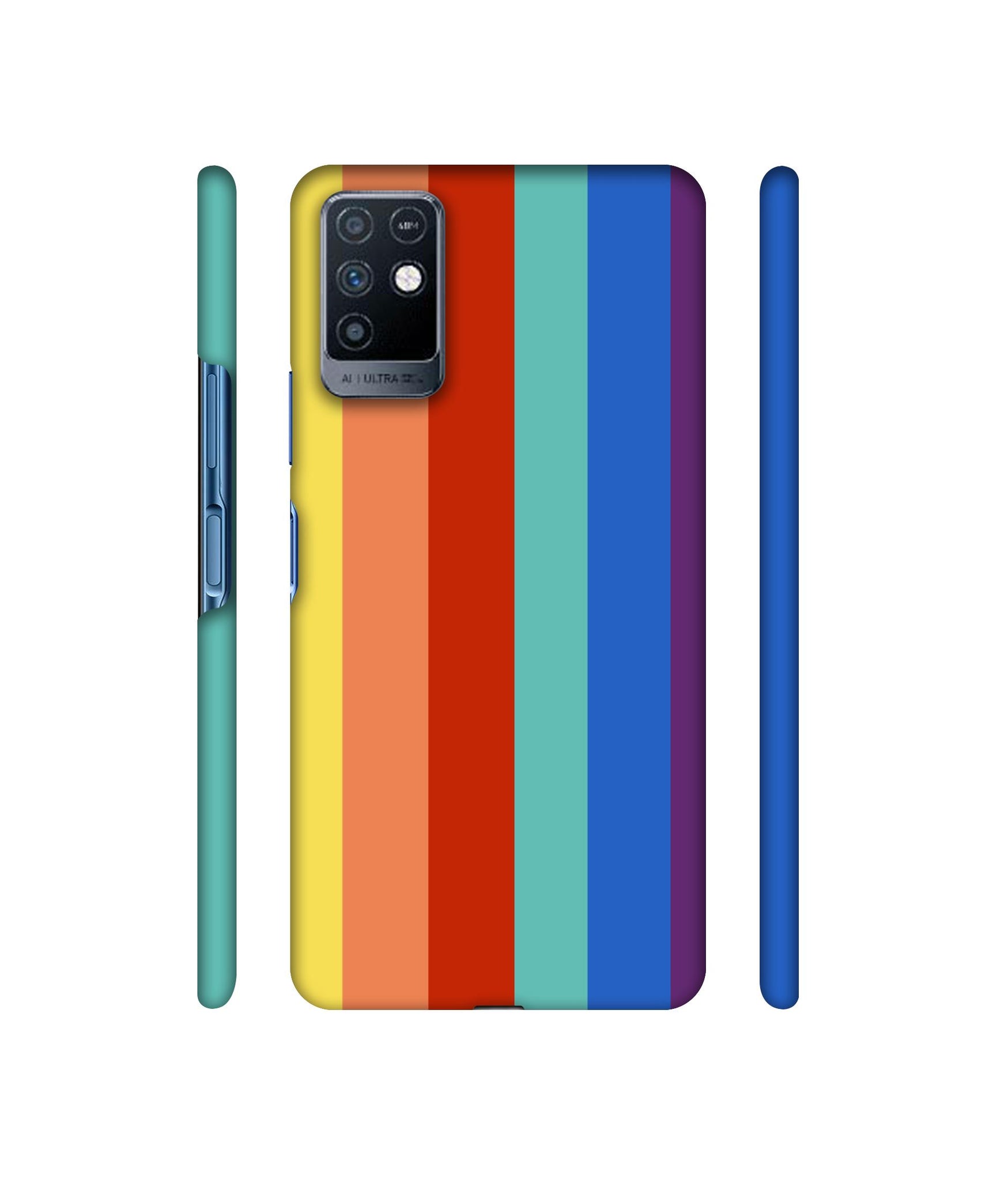 Rainbow Colors Designer Hard Back Cover for Infinix Note 10